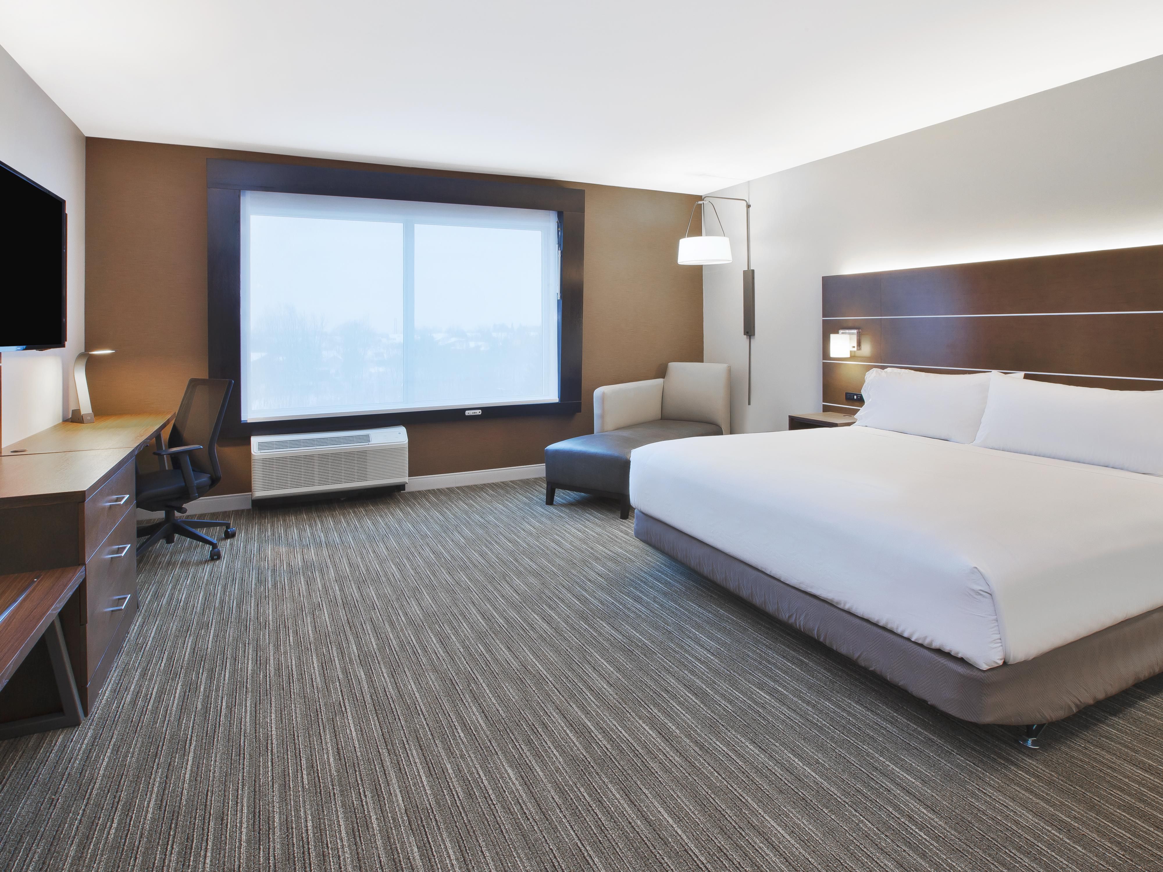 Our spacious rooms offer plenty of elbow room for guests.