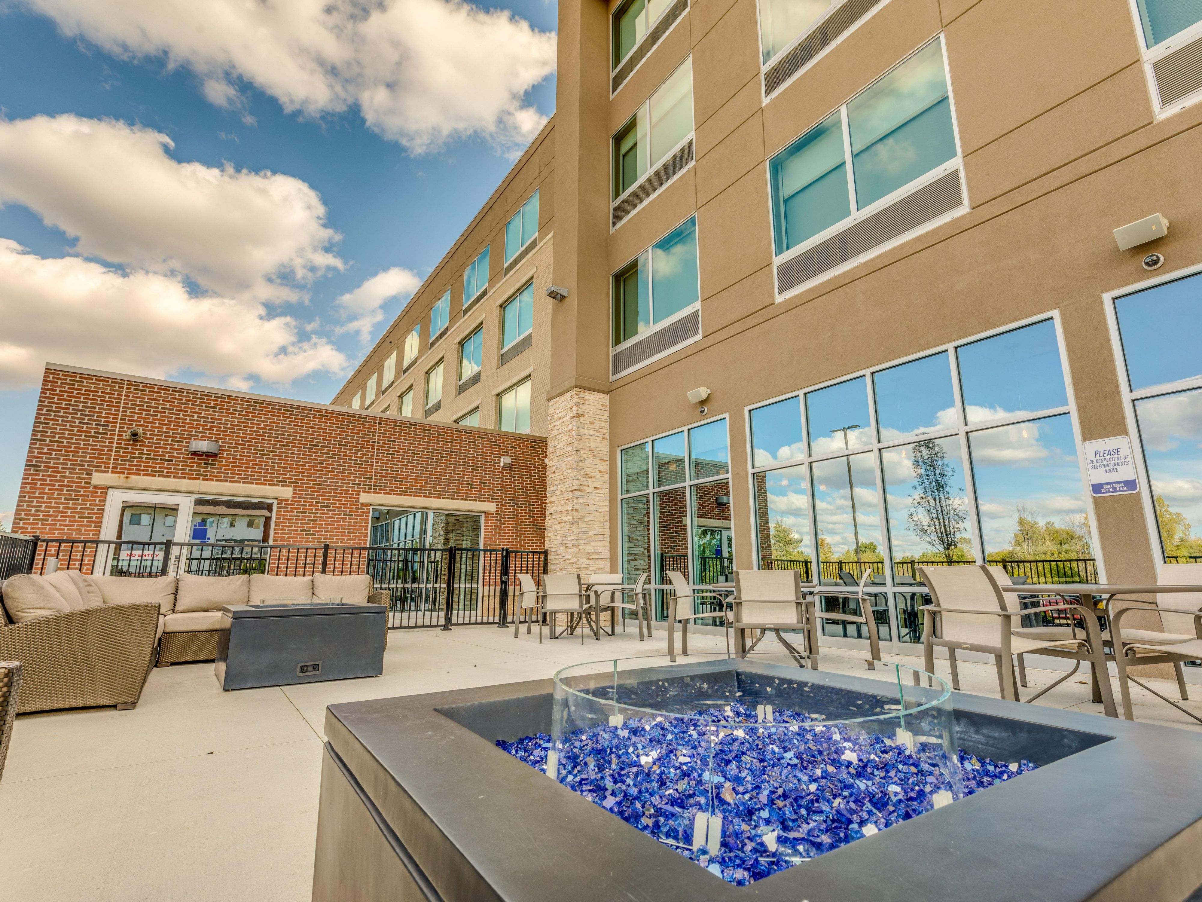 Conveniently located off I-96, our hotel offers easy access to Michigan State University, Lansing, and beyond. Guests enjoy complimentary parking, EV charging stations, and modern amenities like an indoor pool and 24-hour fitness center. Whether you're here for a game, business, or a road trip, you'll have everything you need for a seamless stay.