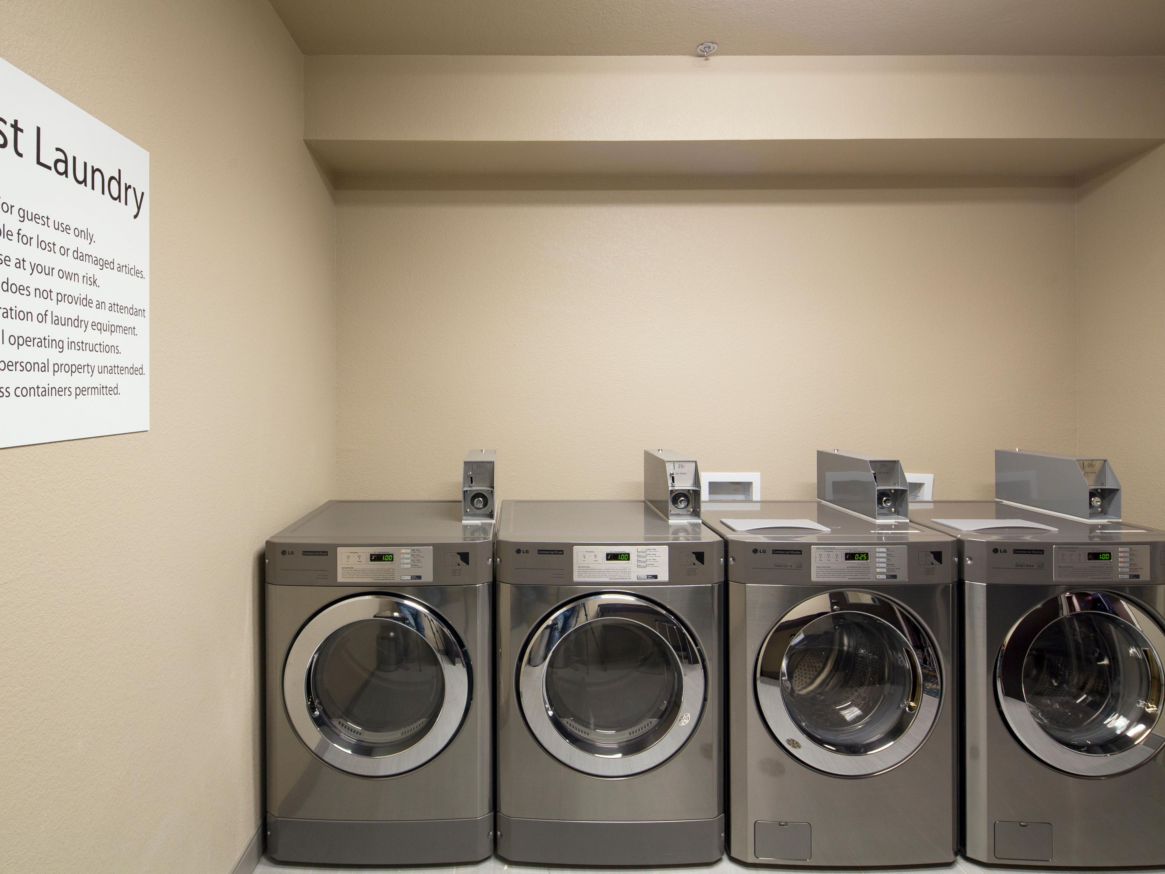 Simplify your travel plans at our hotel in Bricktown OKC. Start your day in style with free toiletries and clothes fresh from our laundry facility.