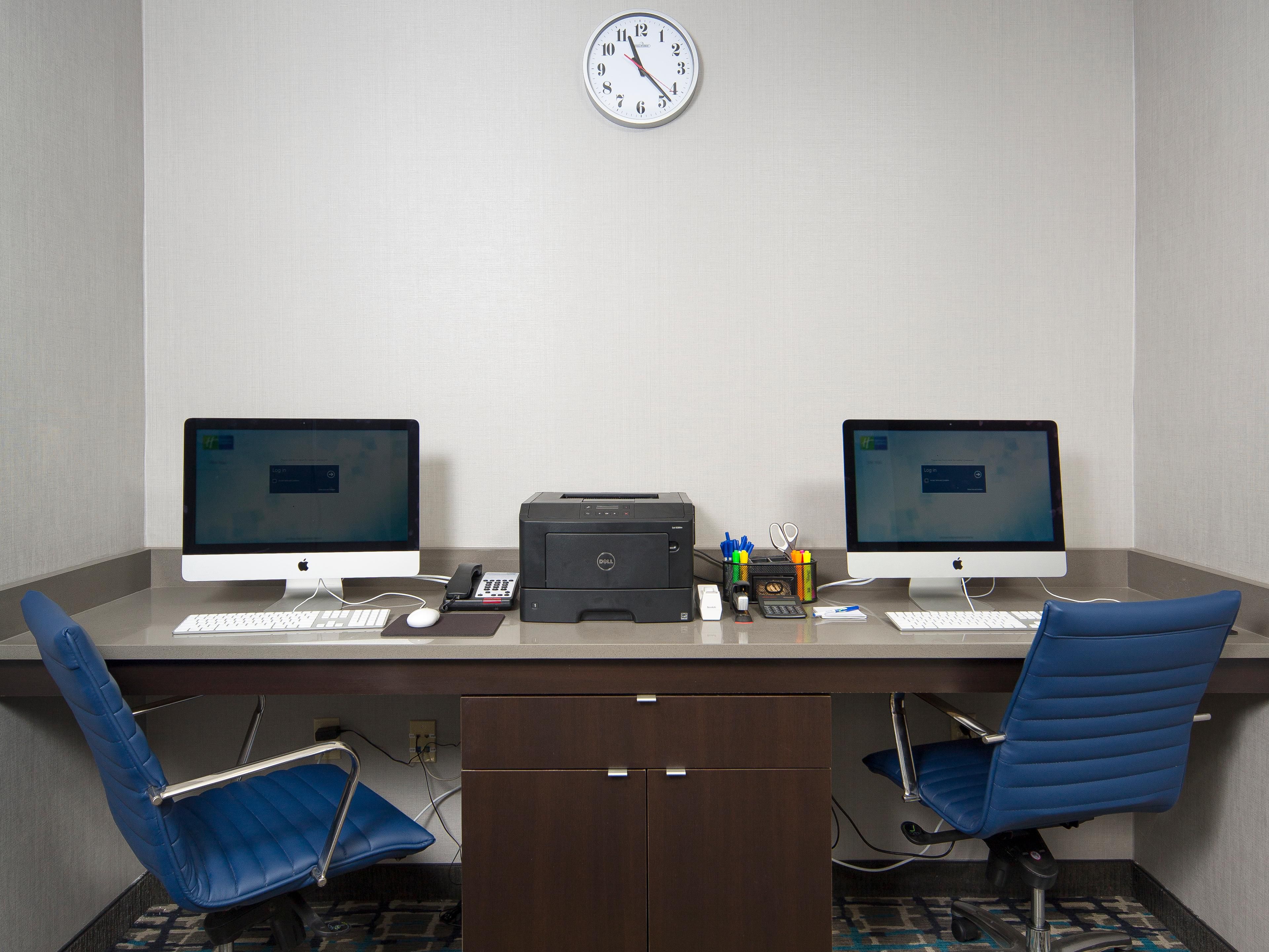 Stay productive while you are away from the office in our 24-hour Business Center. 