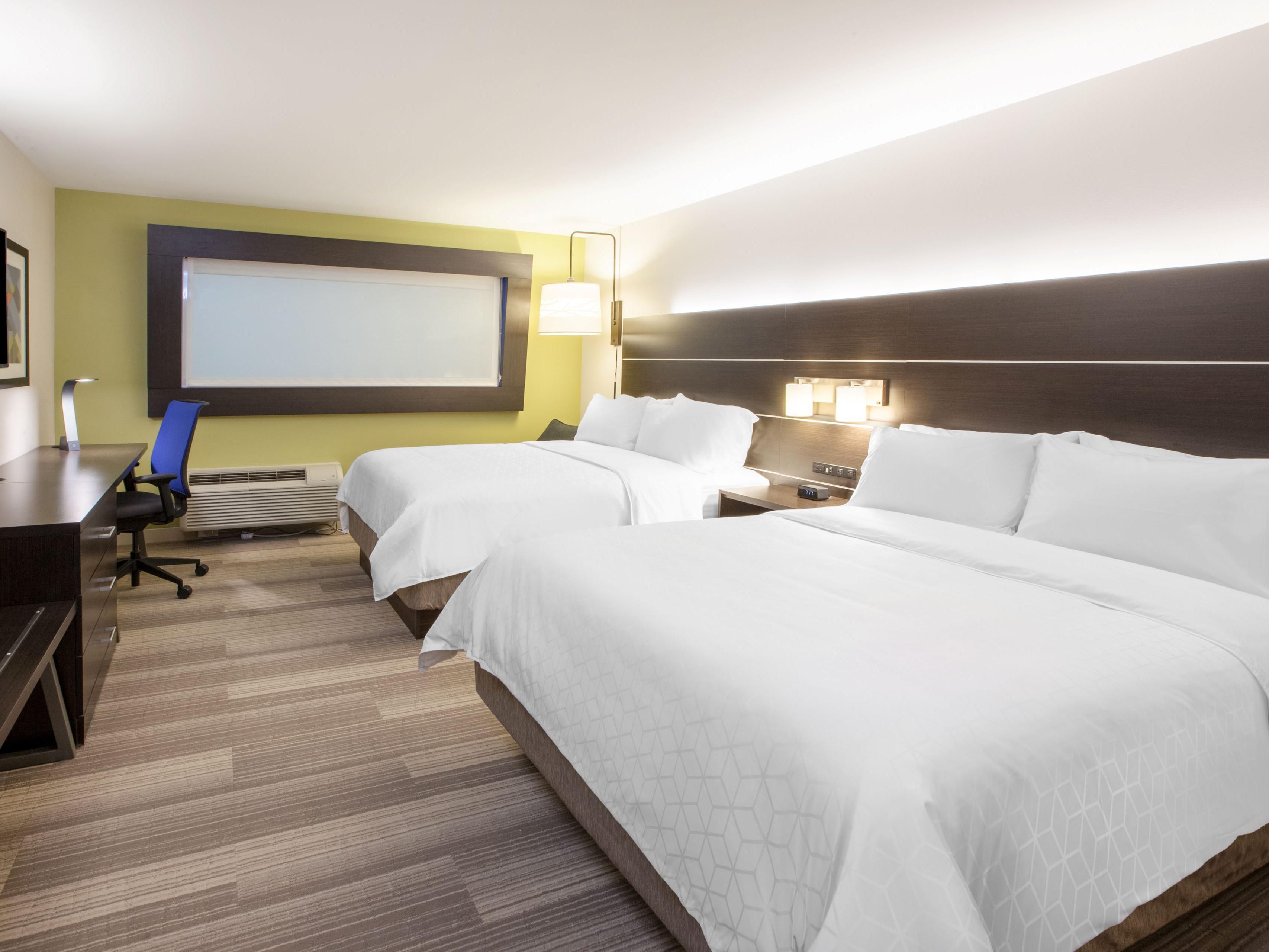 Plenty of Space and Perfectly Plush Bedding