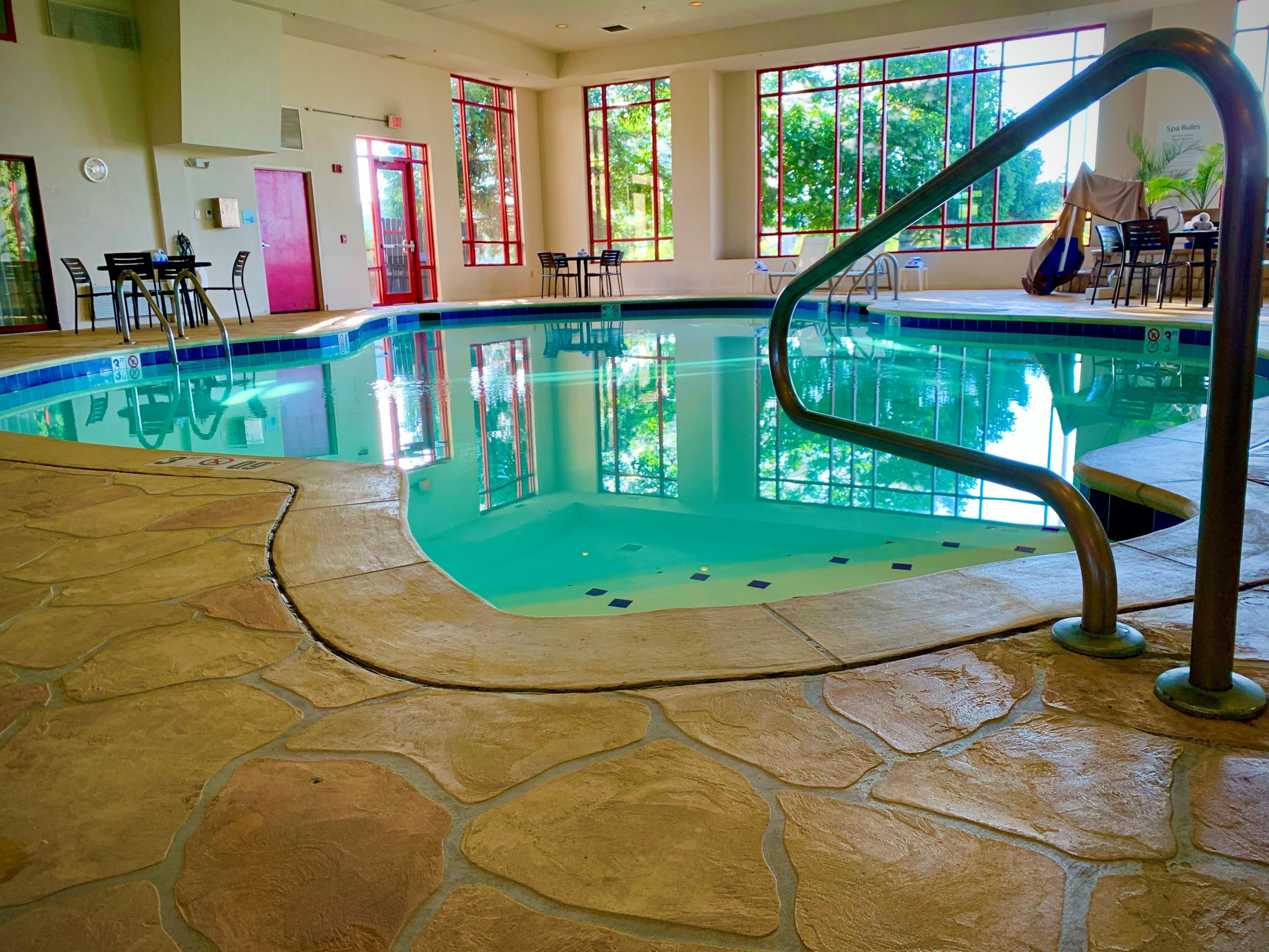 If you are looking to delight your children for hours of play, or you are just looking for a fabulous retreat, look no further than our large indoor pool.  We boast the largest Indoor Pool out of the Holiday Inn Express family of hotels in Olathe, Kansas.