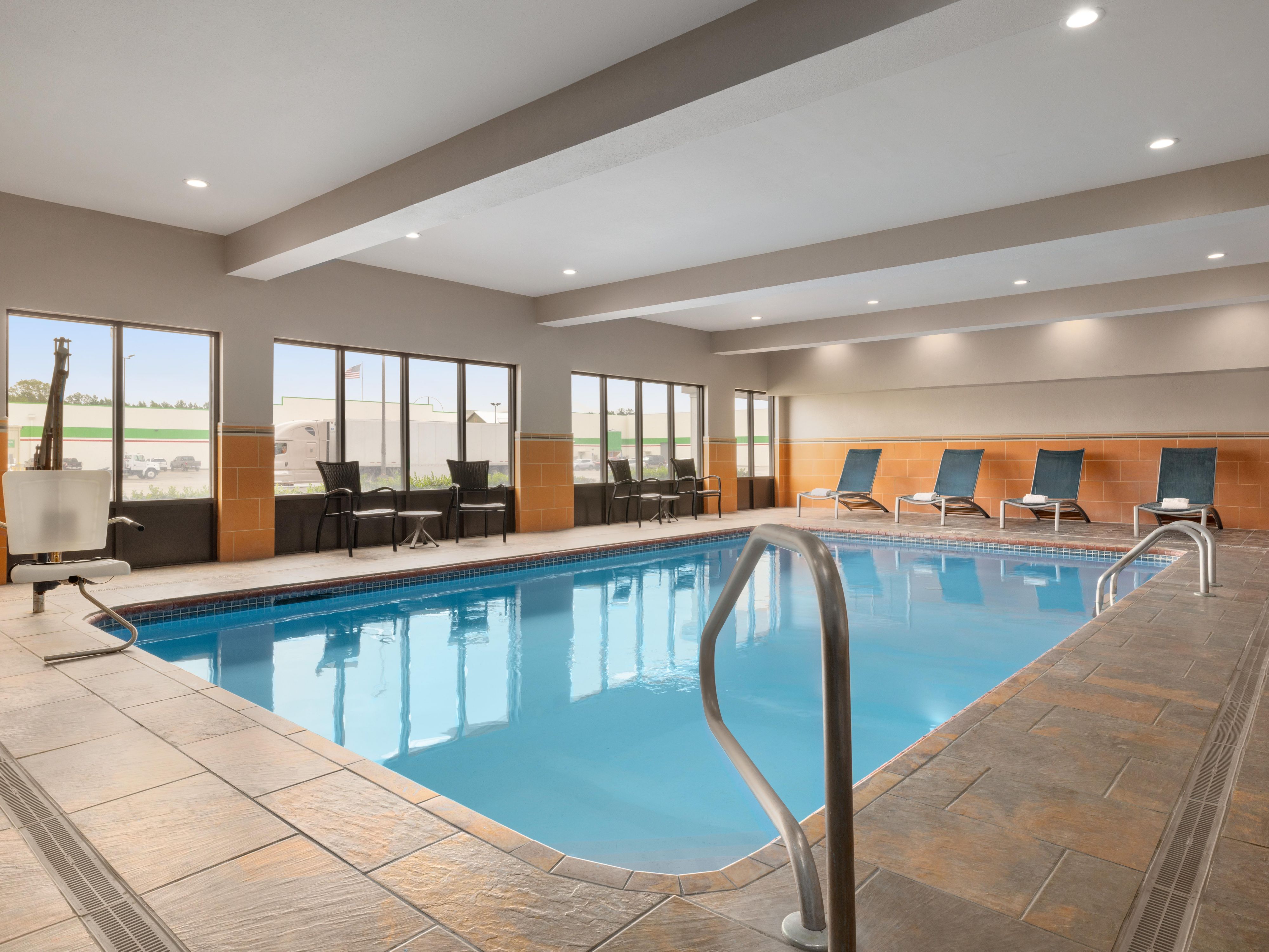 Our indoor pool is perfect for families - kids will love it!