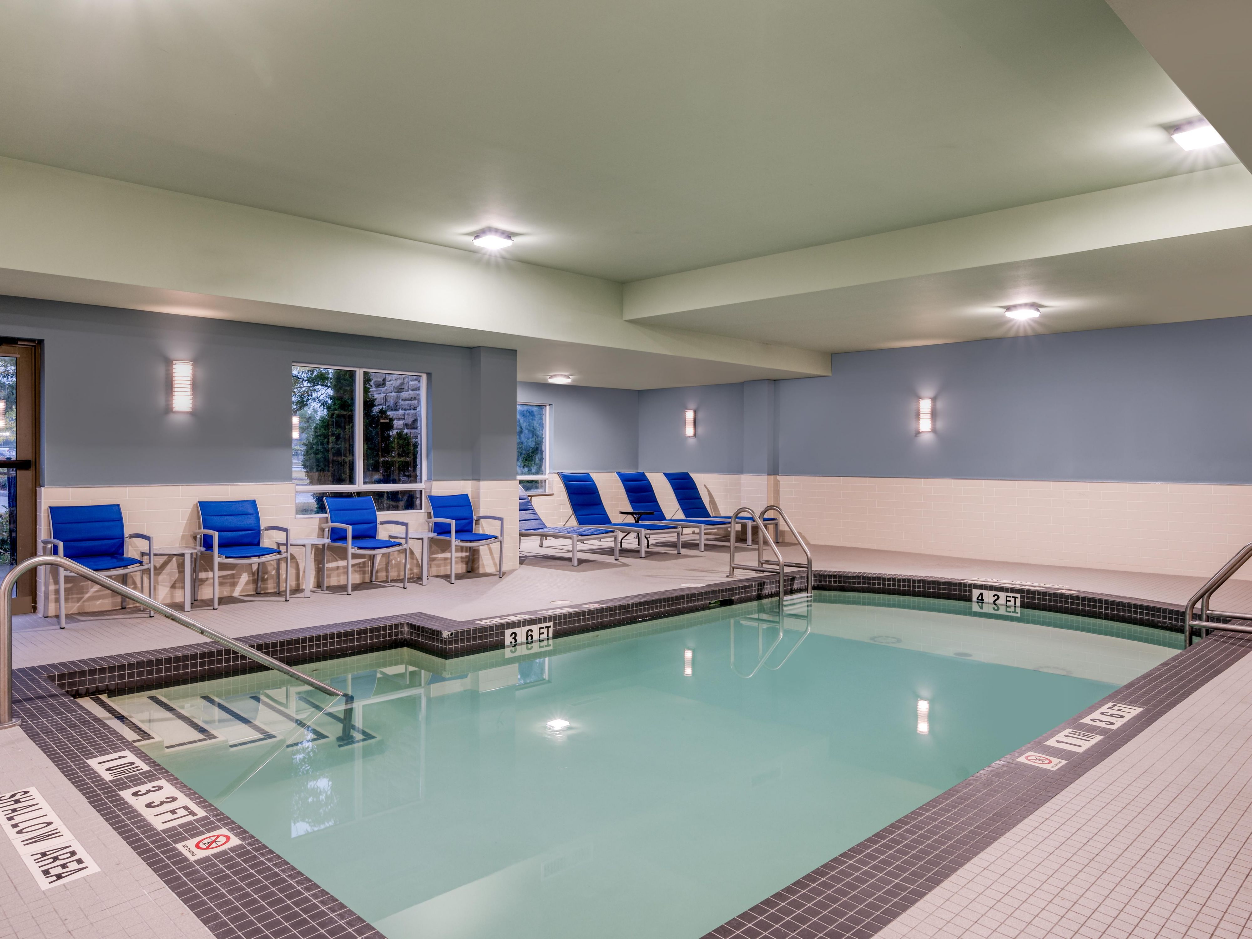 Indoor heated swimming pool