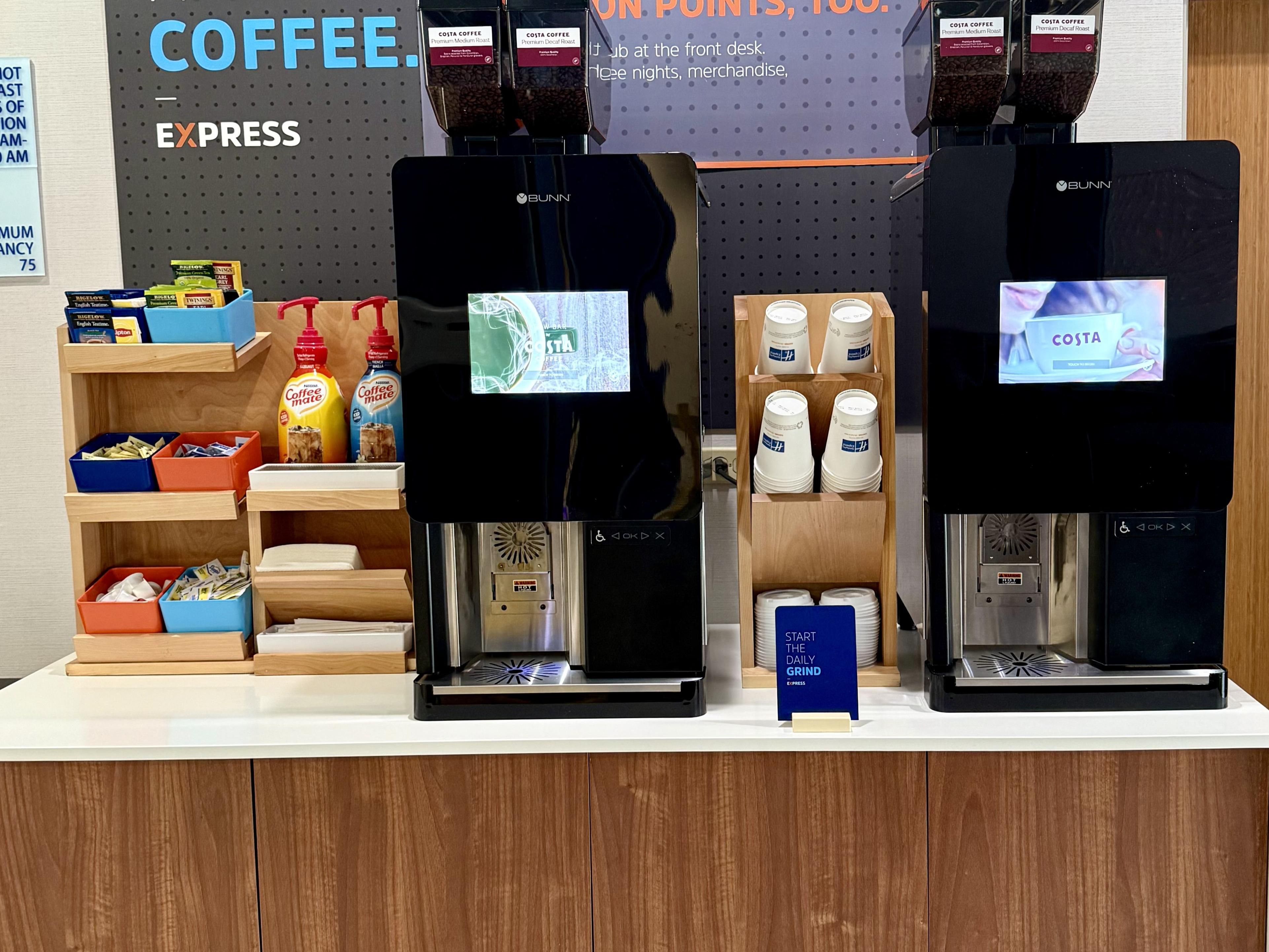 Savor the taste of freshly brewed coffee around the clock with our new bean-to-cup coffee machine, available 24/7 in the lobby. Elevate your stay with us and relish every sip of our exceptional coffee!