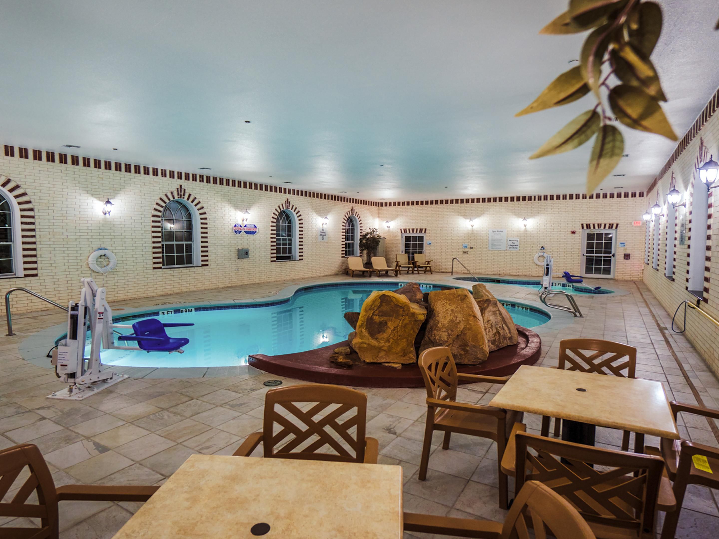 Enjoy a swim in our heated pool at the Holiday Inn Express.