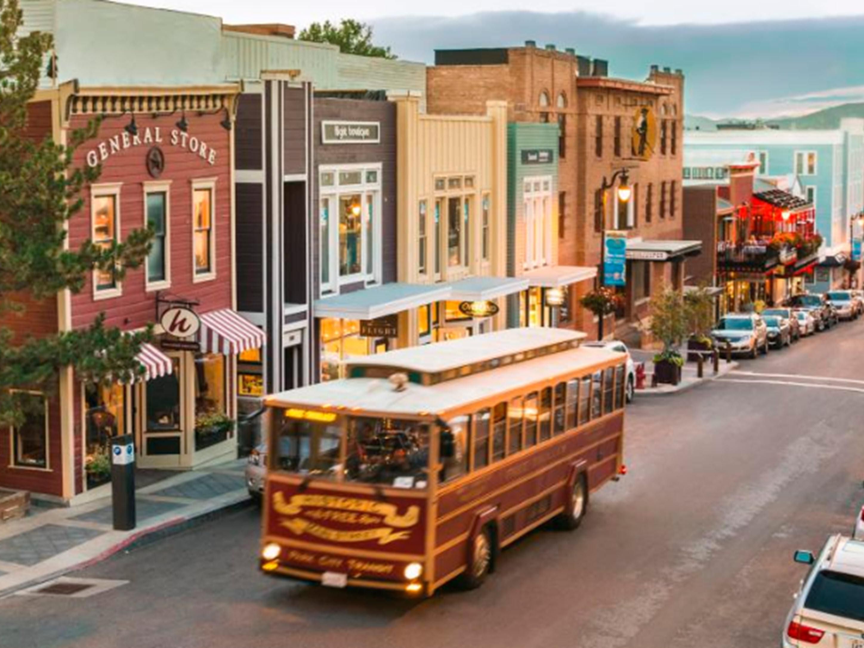 Enjoy beautiful and historic Main Street Park City Relax and the avoid the hassle of driving yourself with direct access via High Mountain Transit and Park City Transit.  Call the hotel at 435 658 1600 for additional information. 
