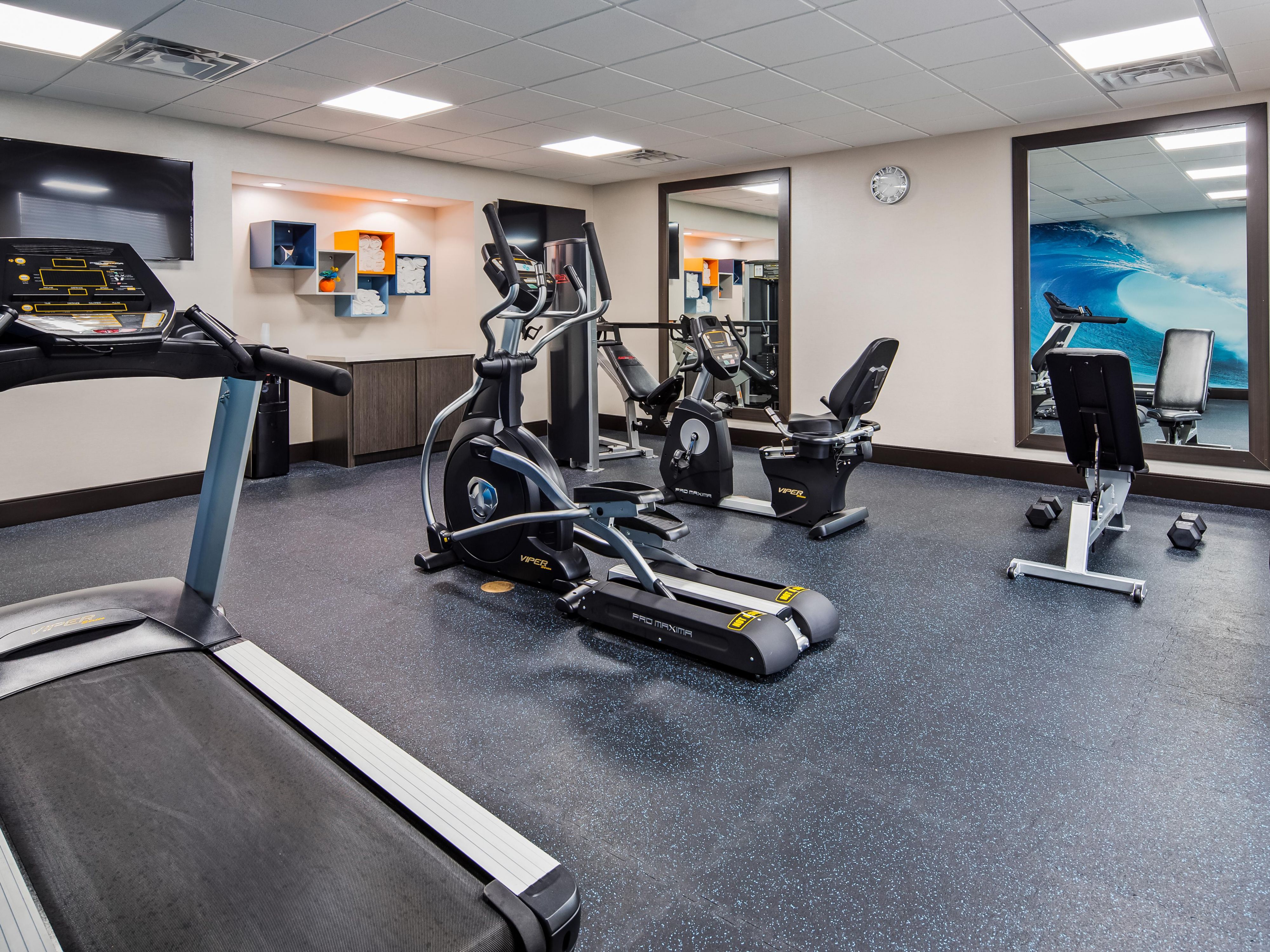 Enjoy thoughtful amenities at our Pasadena, Texas hotel. Take a dip in the outdoor pool, stay active in the 24-hour fitness center, and catch up on work with free Wi-Fi. Enjoy our complimentary breakfast, plus free parking near NRG Stadium, EV charging, and on-site laundry, so you'll have everything you need for a convenient stay.