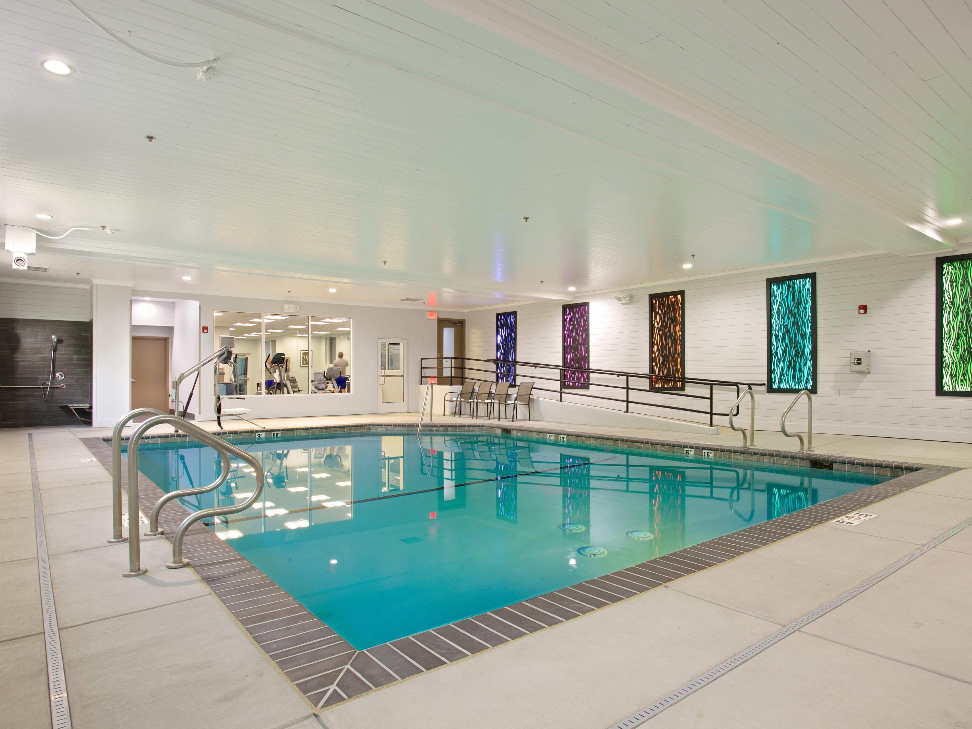 Dive into relaxation at our heated indoor pool, open daily from 6:00 AM to 10:00 PM. Indulge in a refreshing swim in a comfortable, climate-controlled setting. Perfect for early risers and evening unwinding, our pool offers a tranquil escape and a touch of luxury during your stay.