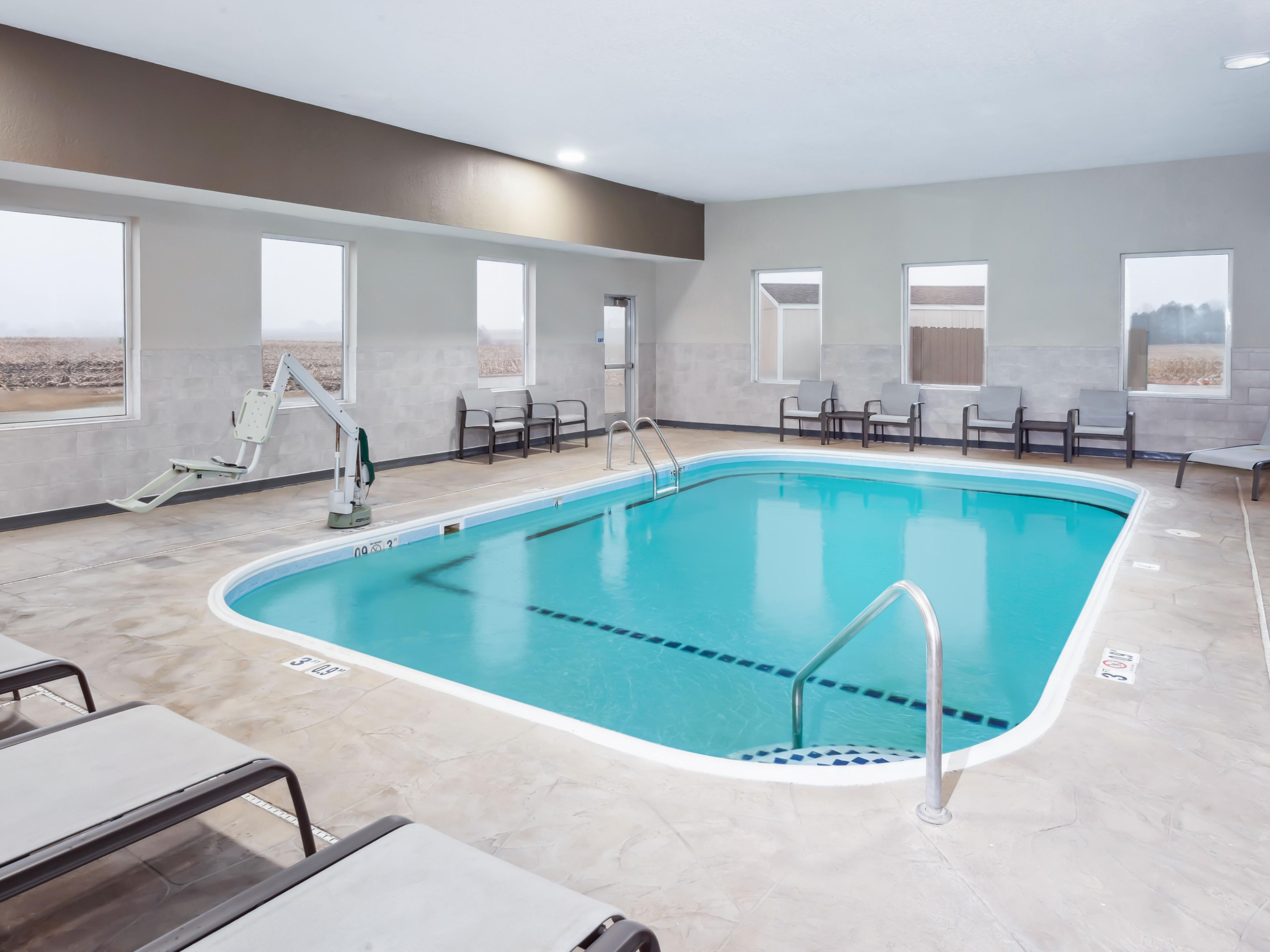 Our swimming pool is a perfect retreat for health and wellness.