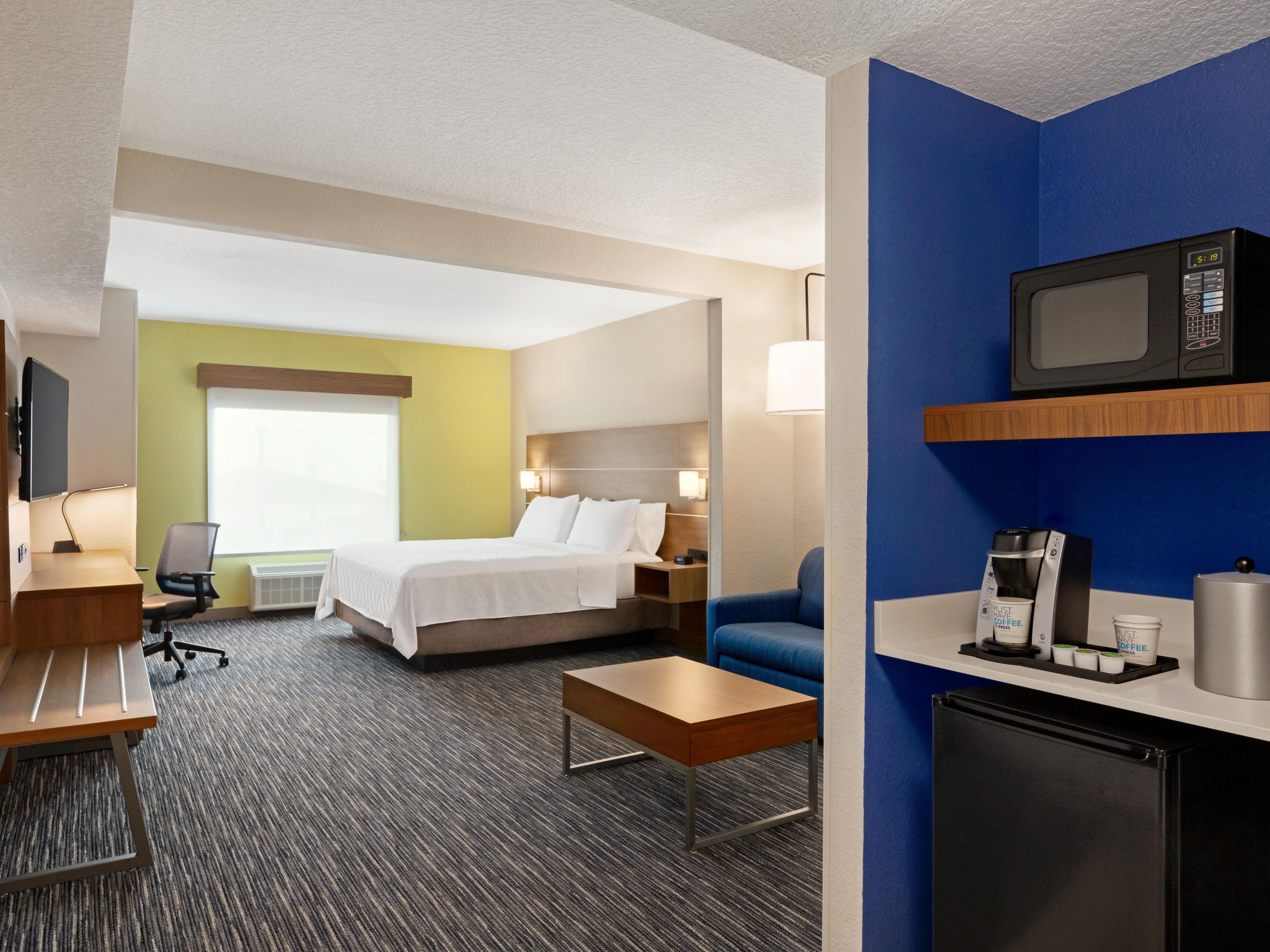 Spacious King Bed One Bedroom Suite with Sofa Bed