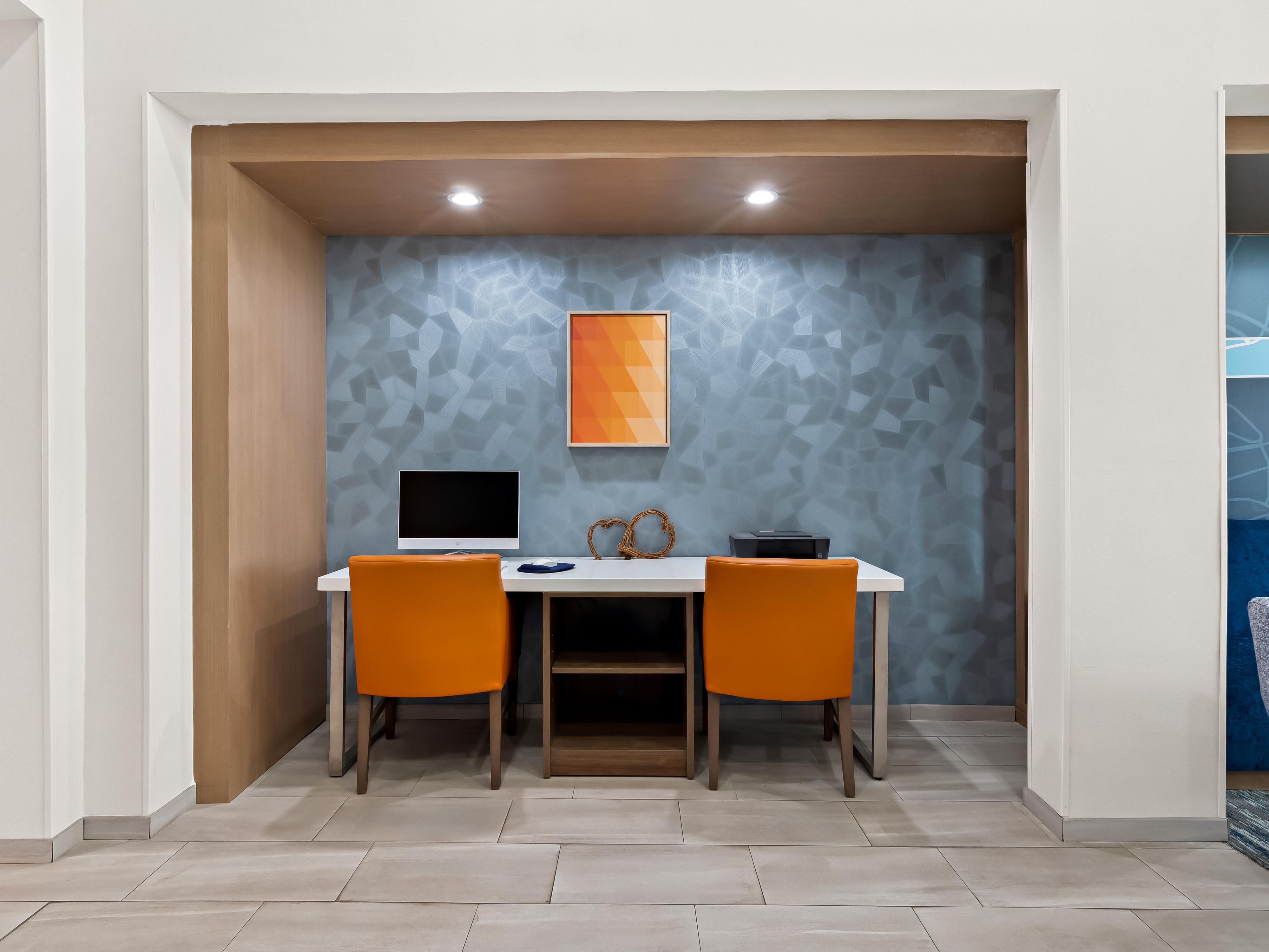 Complete your tasks or send an email in our Business Center.