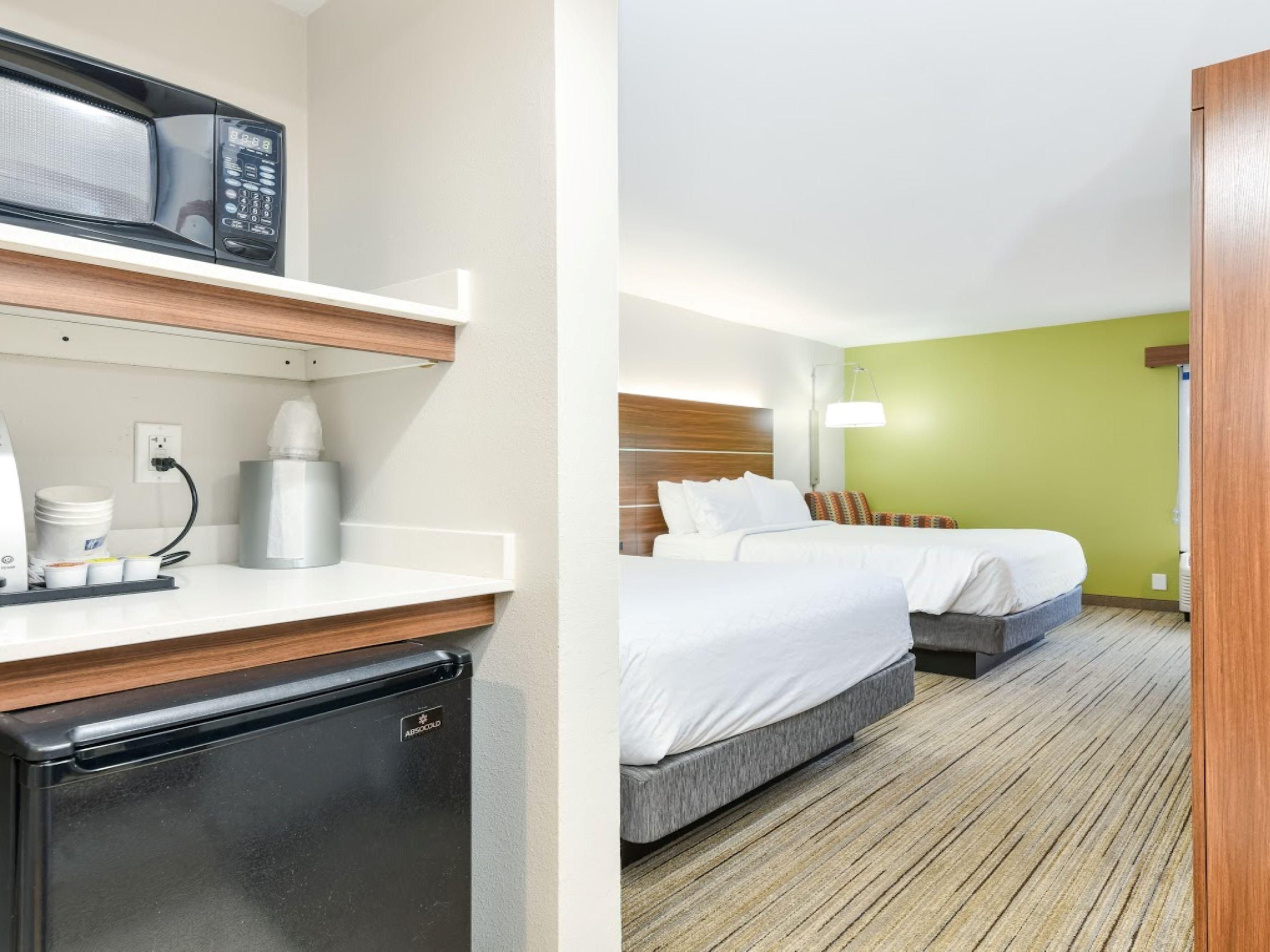 Our two queen bedded rooms can accommodate up to 4 people
