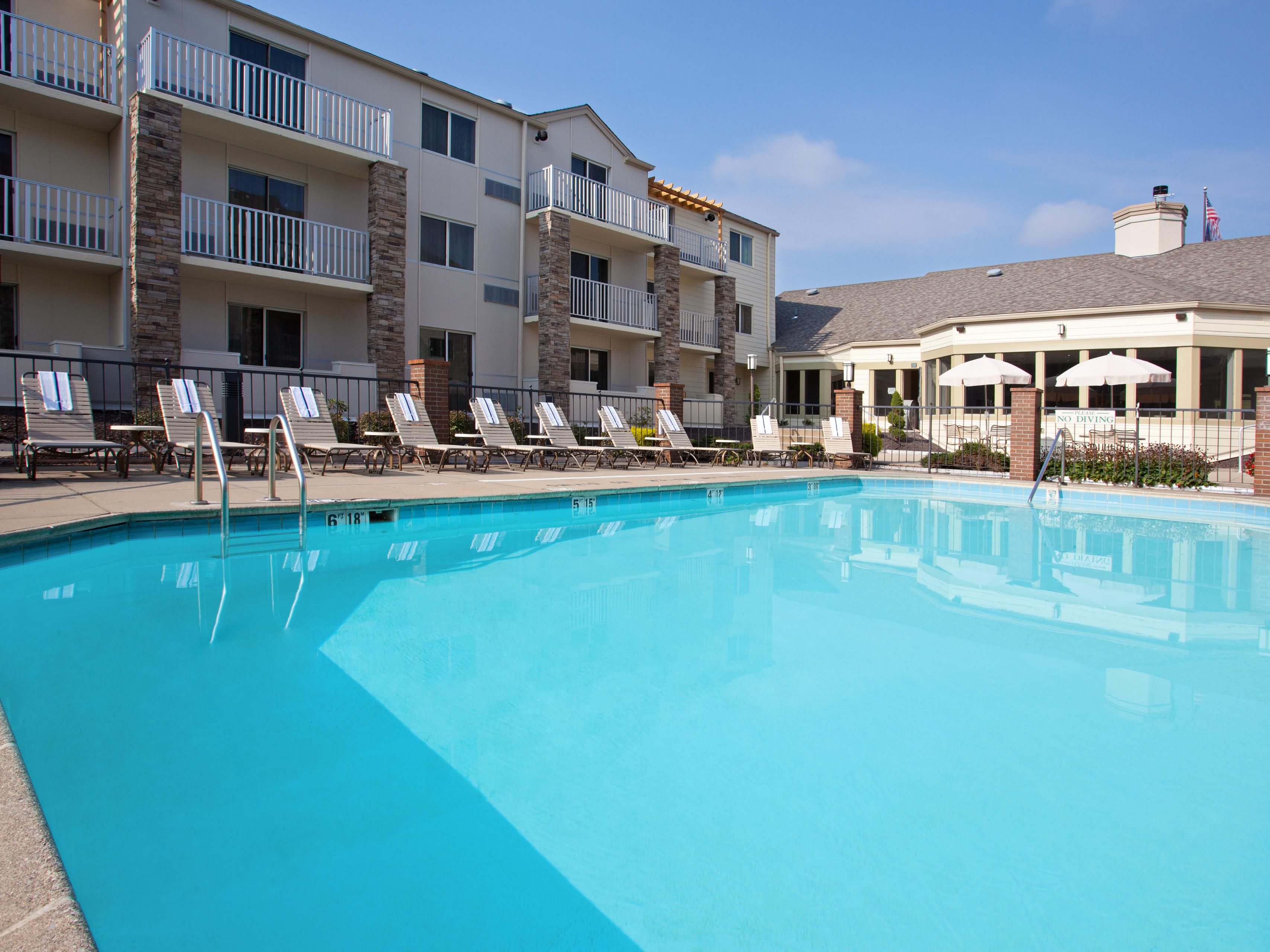 Our swimming pool is a perfect retreat for health and wellness.