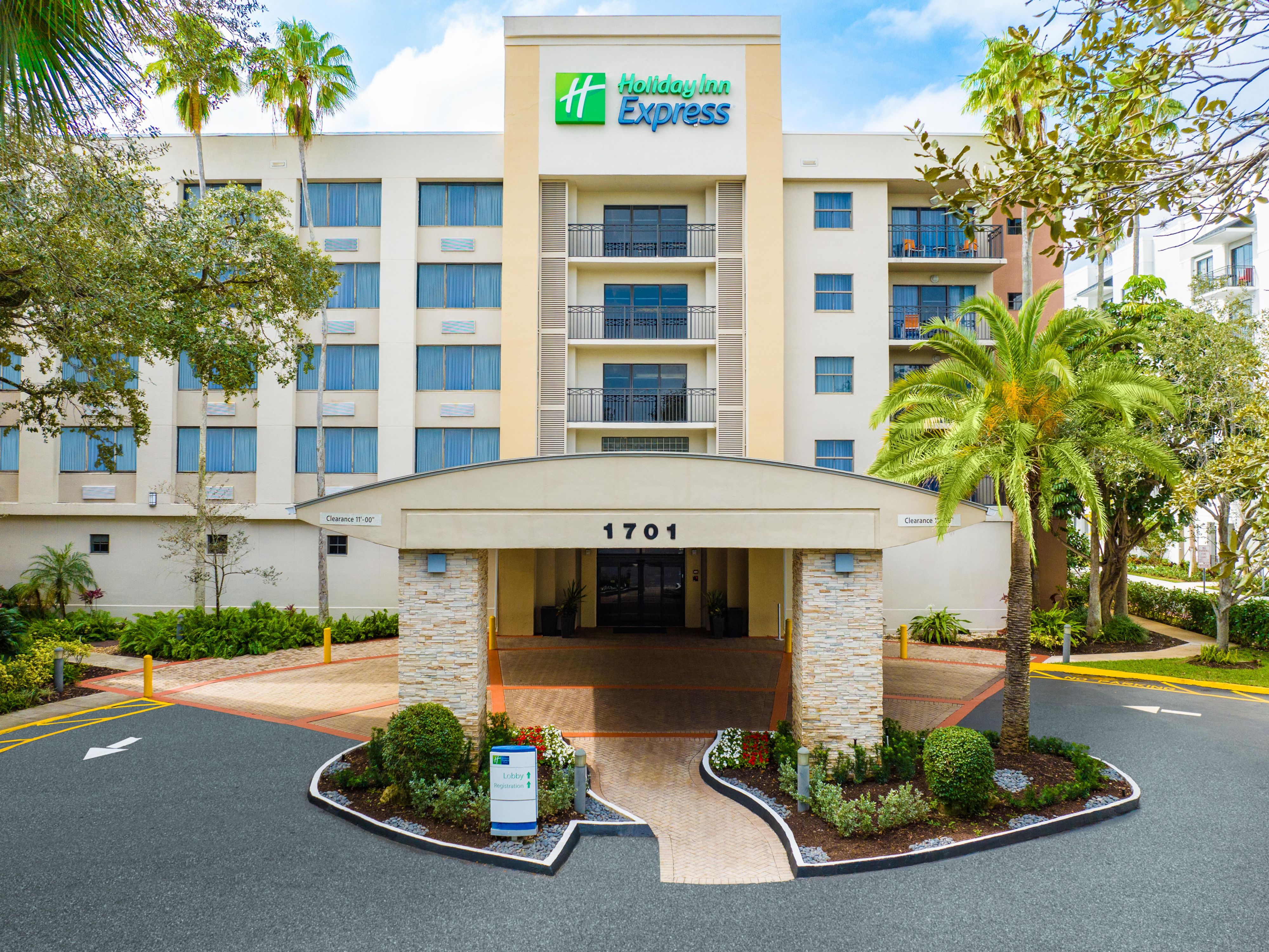 Welcome to the fully renovated Holiday Inn Express Ft. Lauderdale