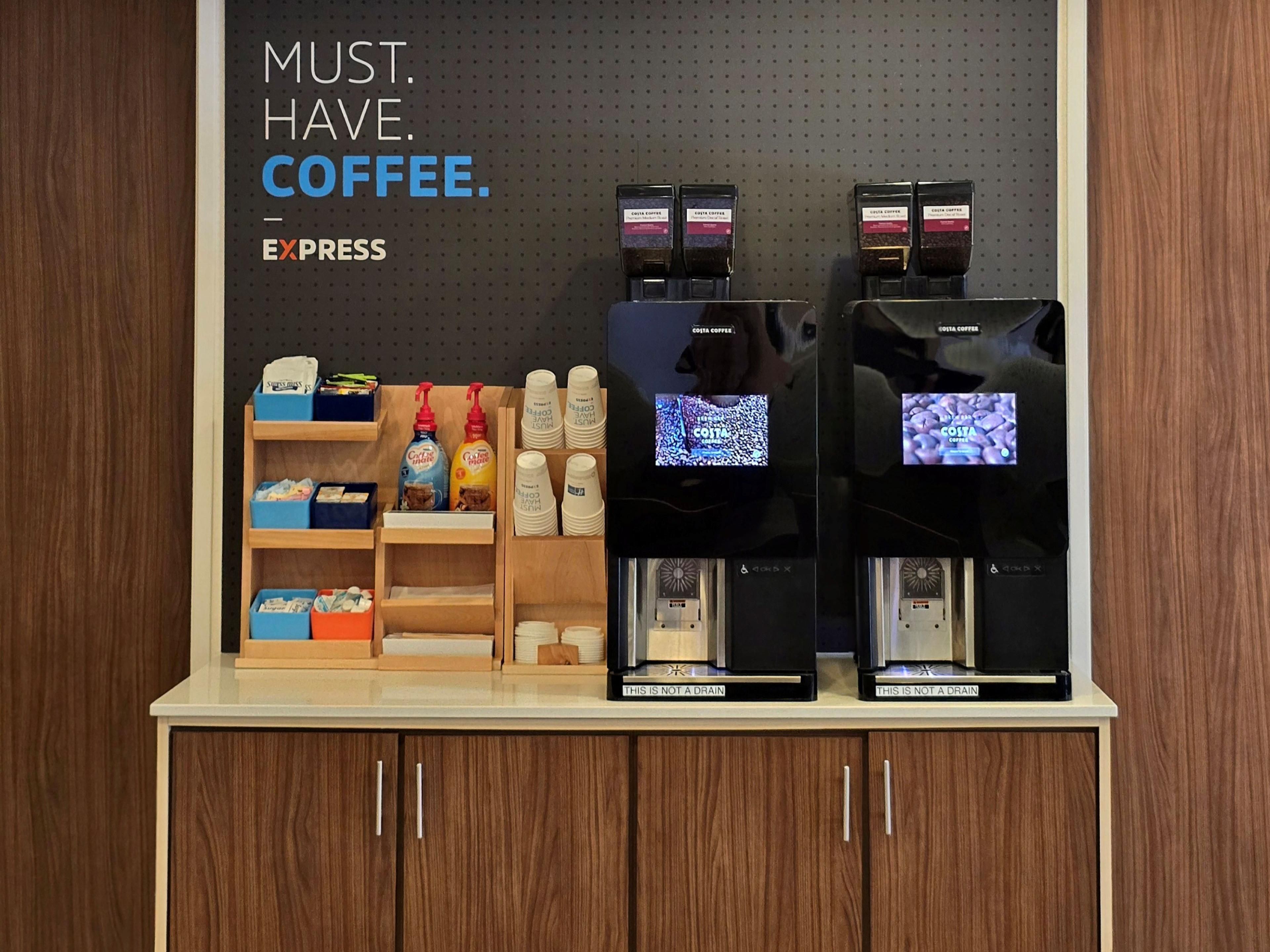 Savor the taste of freshly brewed coffee around the clock with our new bean-to-cup coffee machine, available 24/7 in the lobby. Elevate your stay with us and relish every sip of our exceptional coffee!