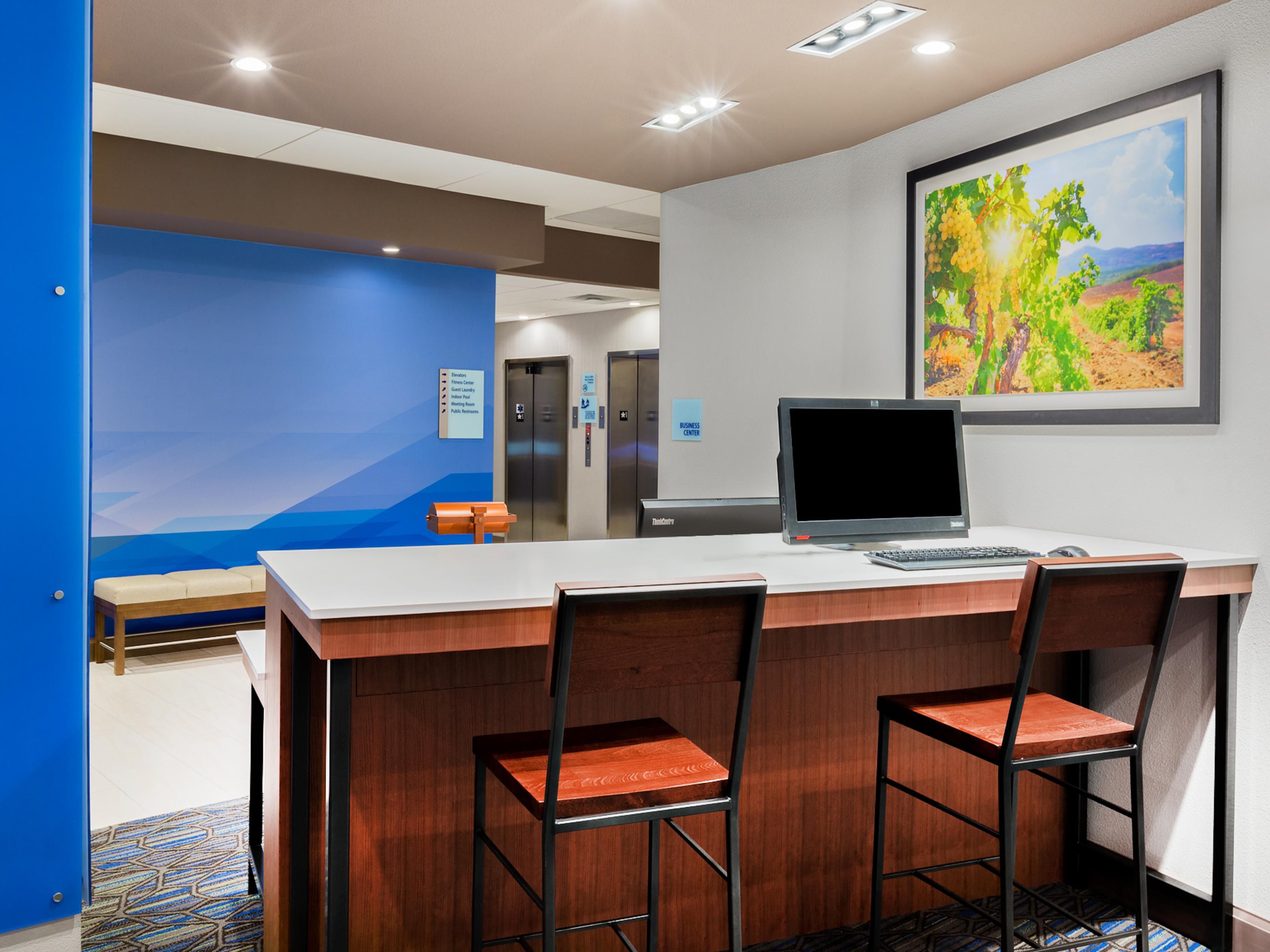 Enjoy our business center