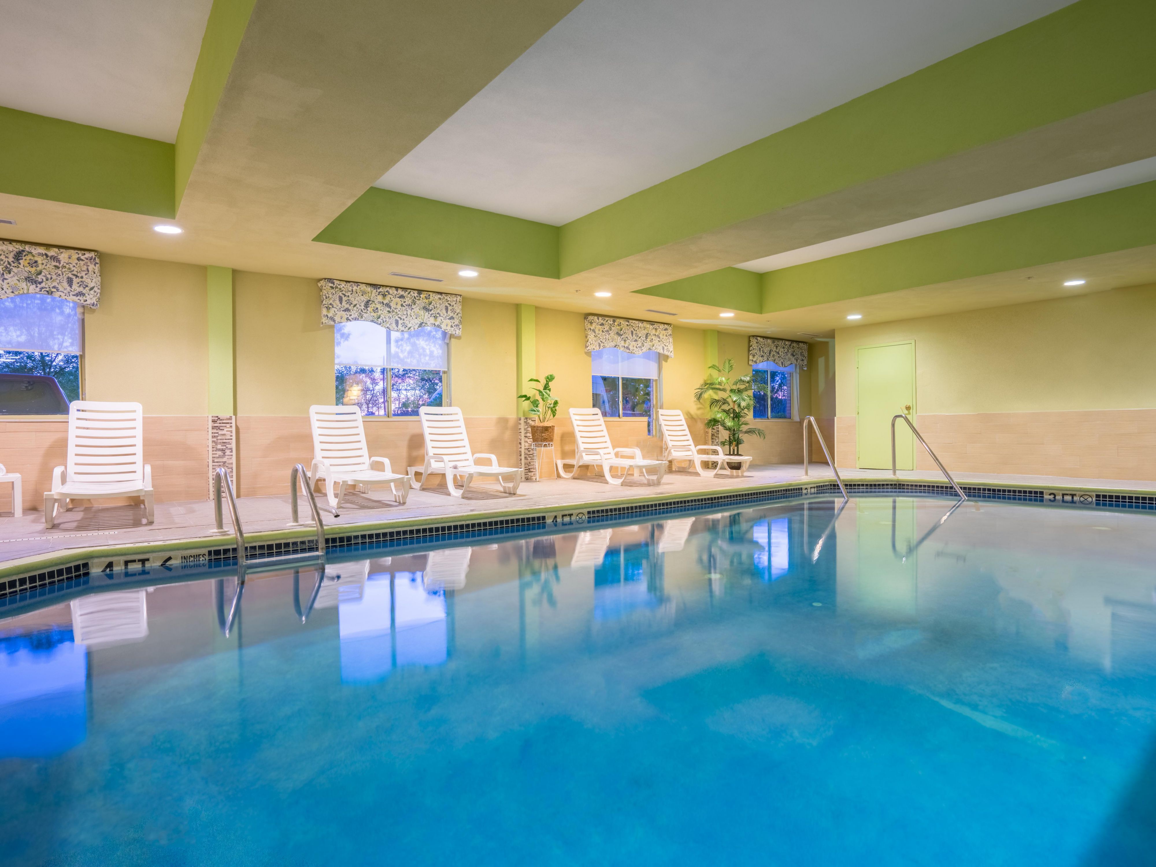 Indoor heated swimming pool
