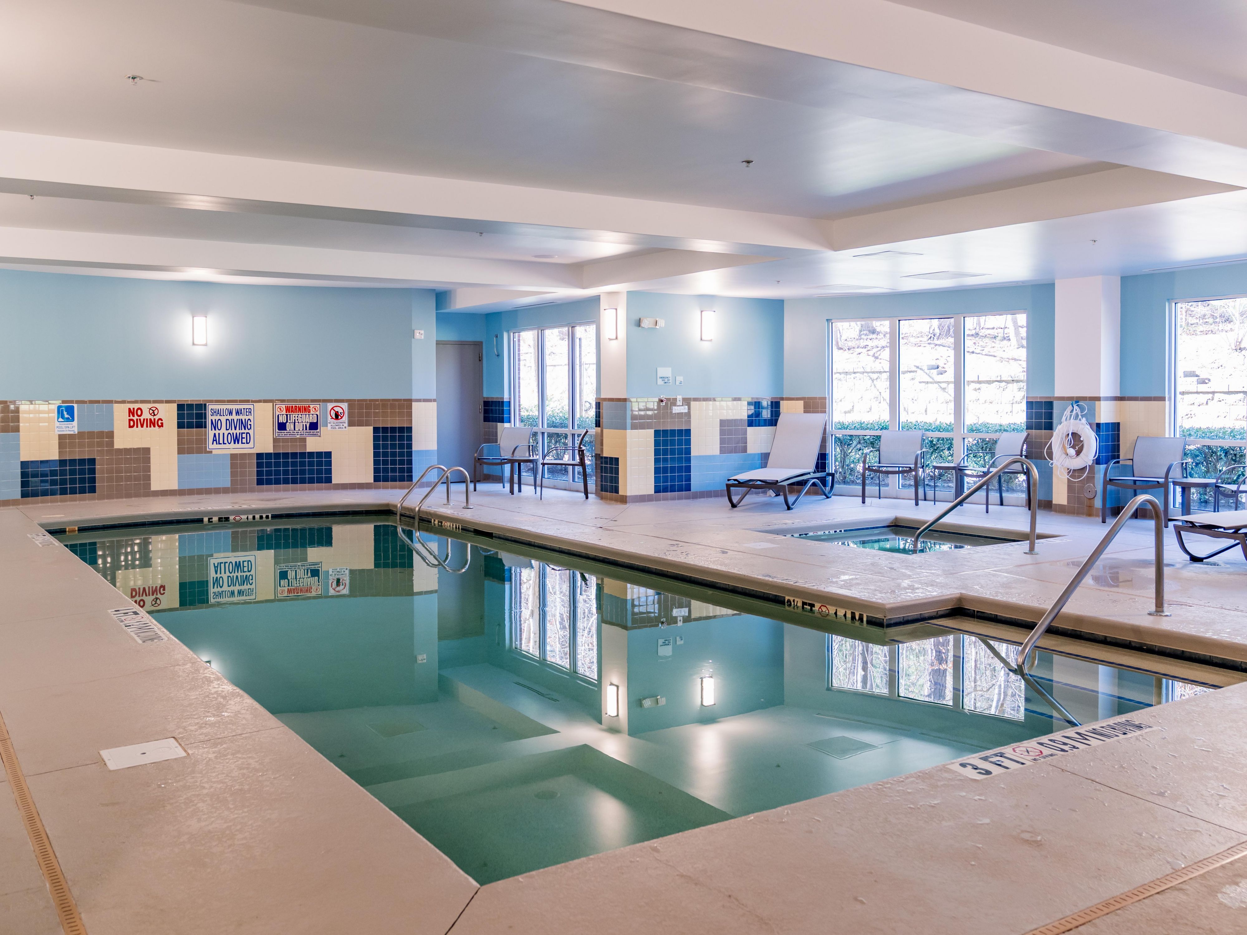 Make the most of your stay with access to our exceptional year-round indoor pool. Whether you're seeking a moment of tranquility, a way to keep up with your fitness routine, or simply a fun activity for the family, our heated pool provides the perfect environment for relaxation and recreation, any time of year.