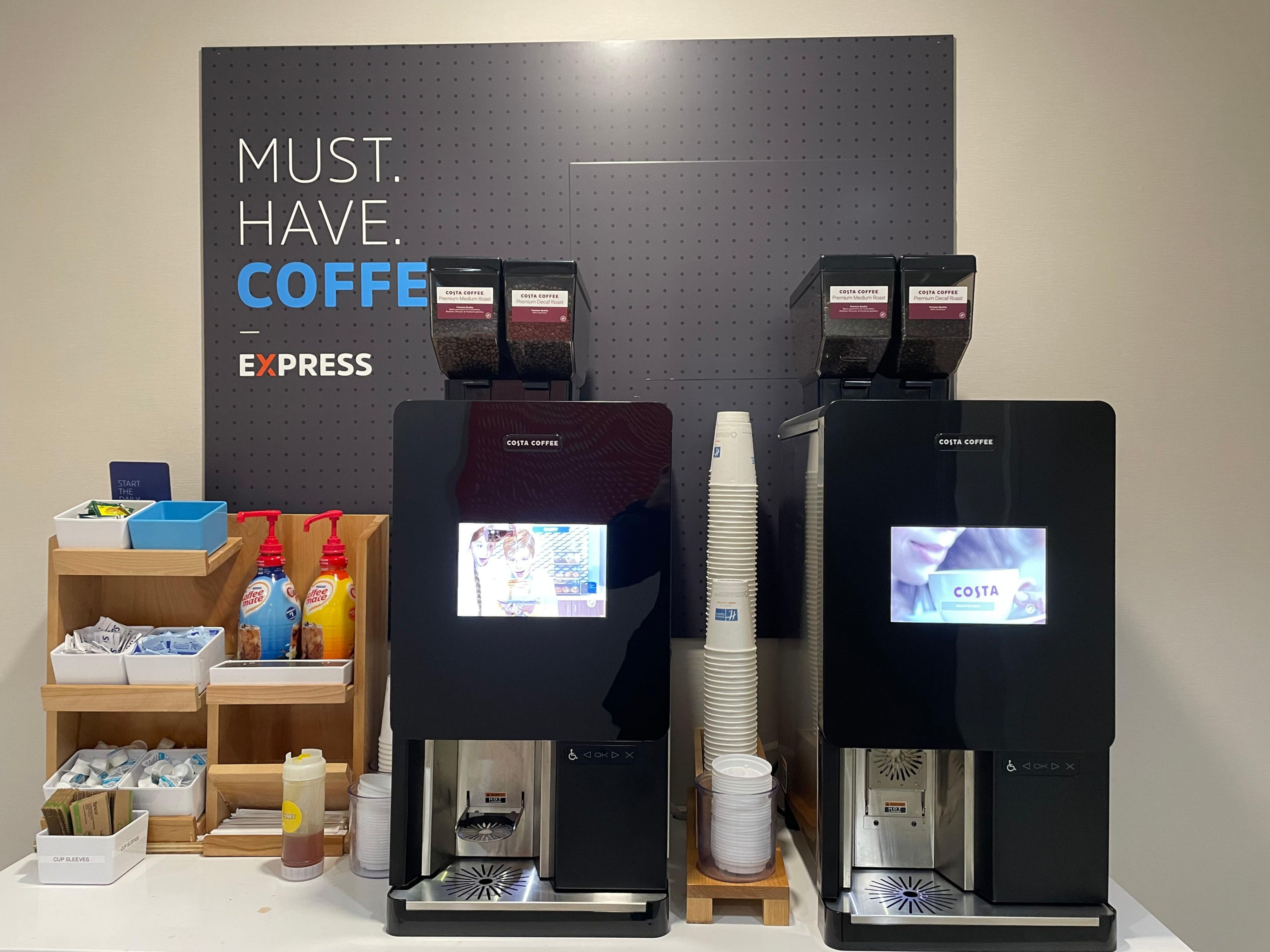 Savor the taste of freshly brewed coffee around the clock with our new bean-to-cup coffee machine, available 24/7 in the lobby. Elevate your stay with us and relish every sip of our exceptional coffee!