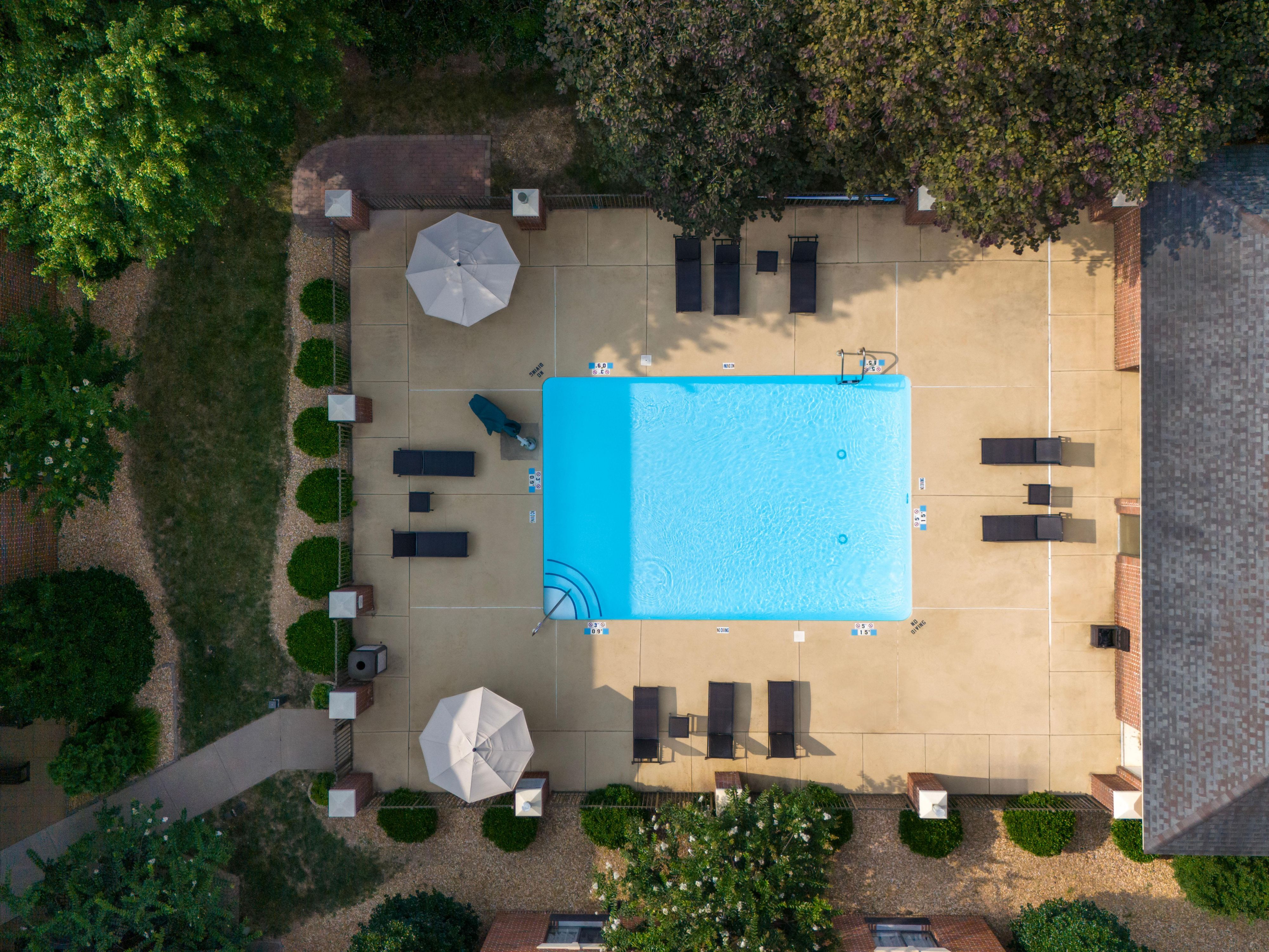 Aerial Pool Shot