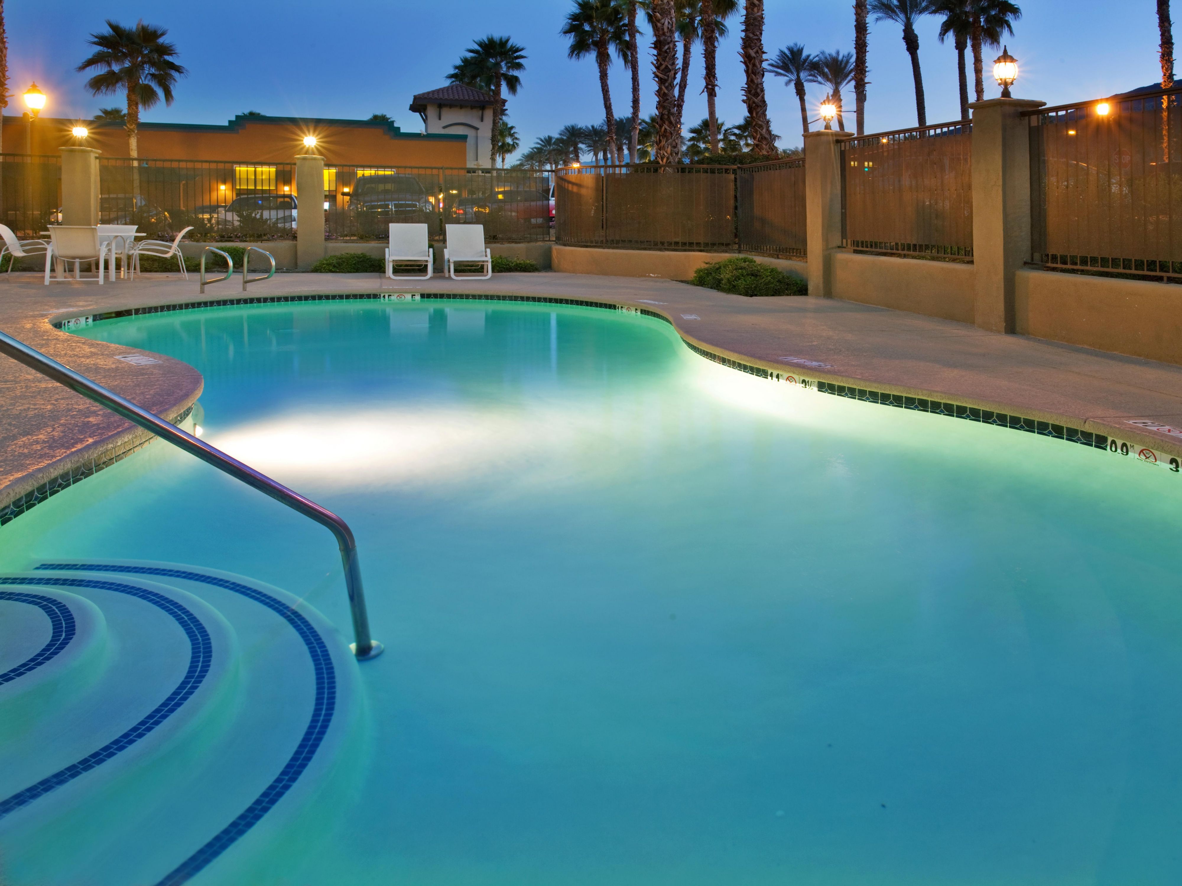 Have a morning or afternoon dip in our outdoor pool.