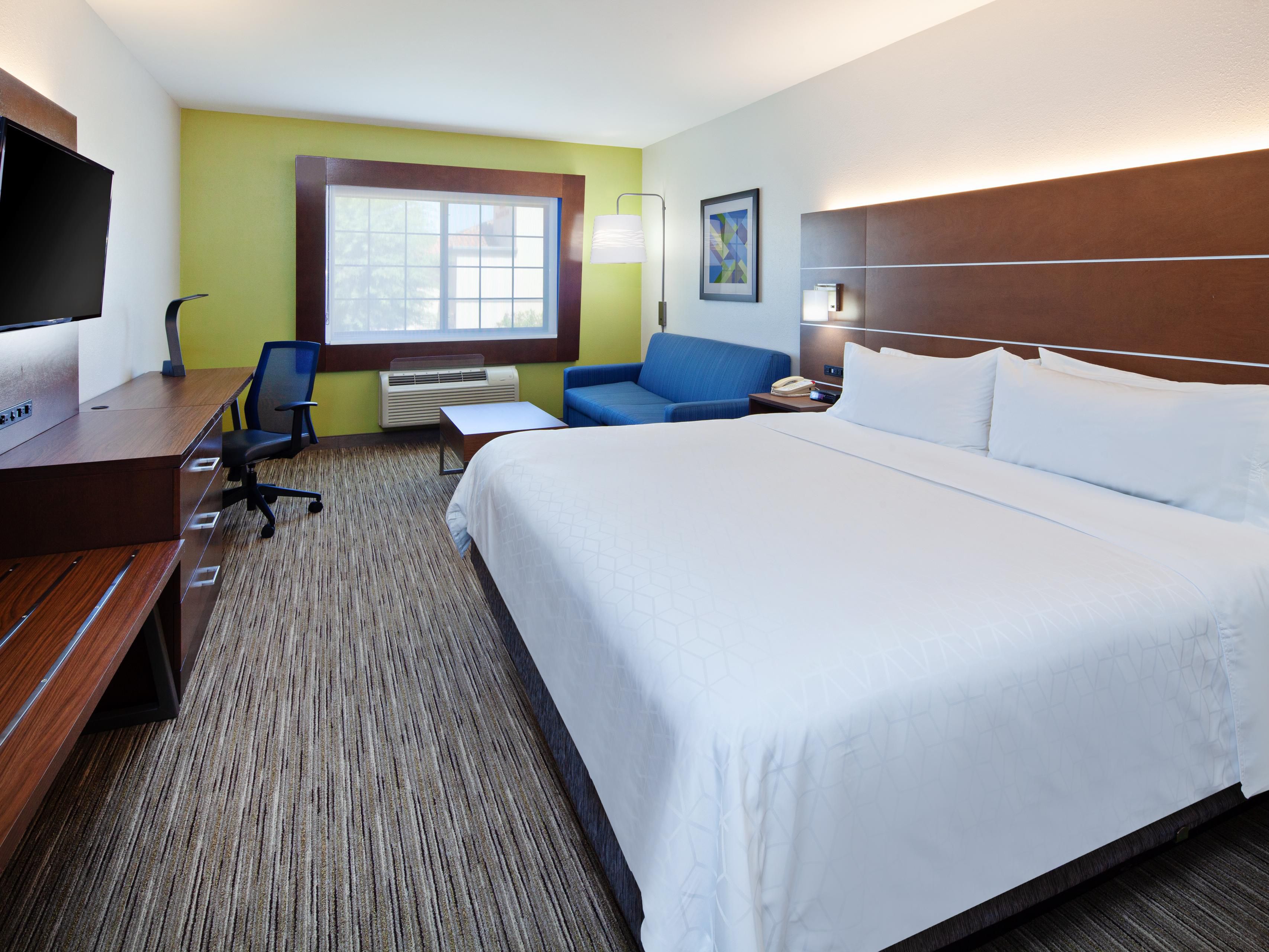 Make yourself at home in our guest rooms.