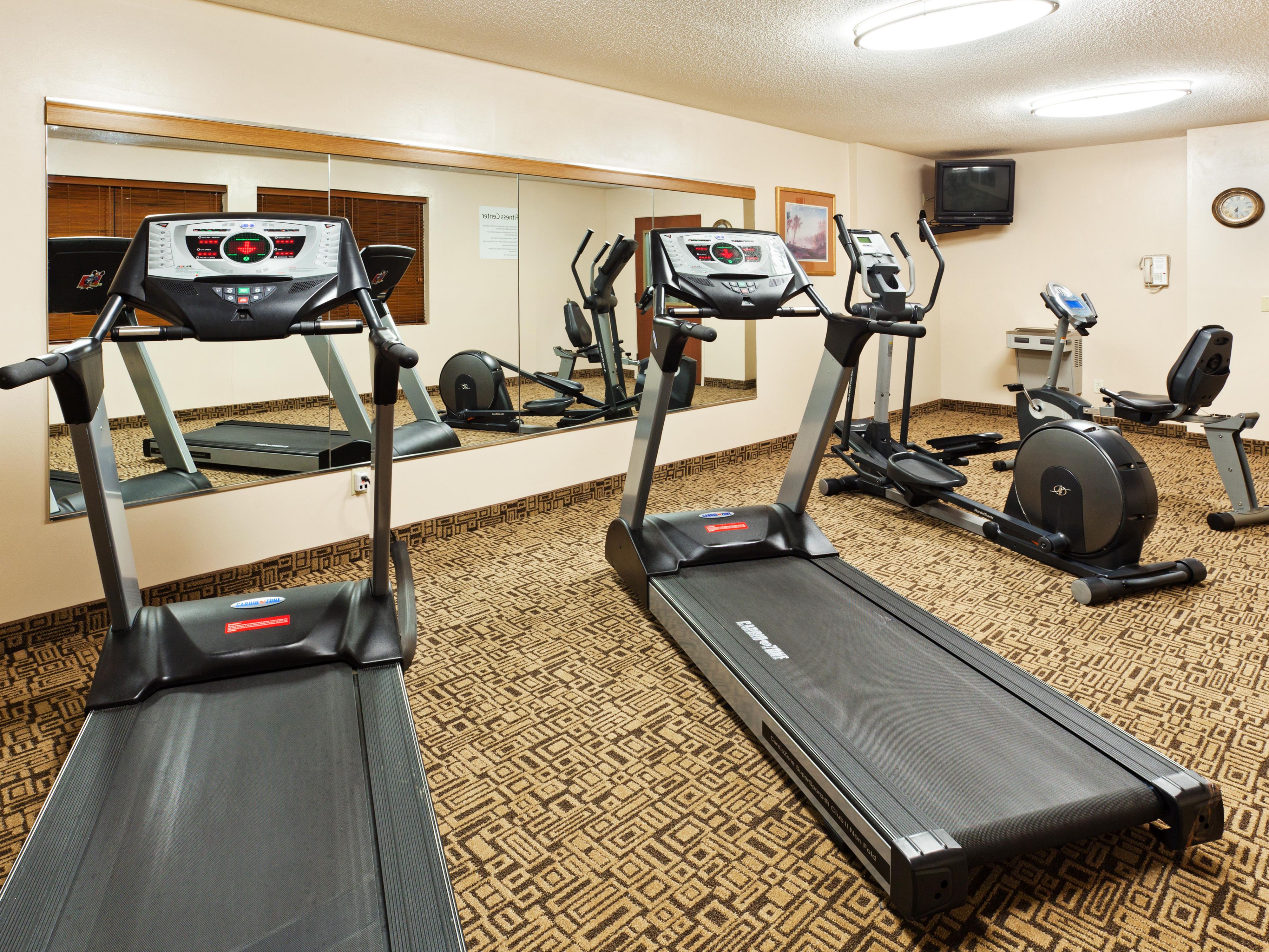 Our complimentary Fitness Center makes it easy for you to work out, have fun, and stay fit.