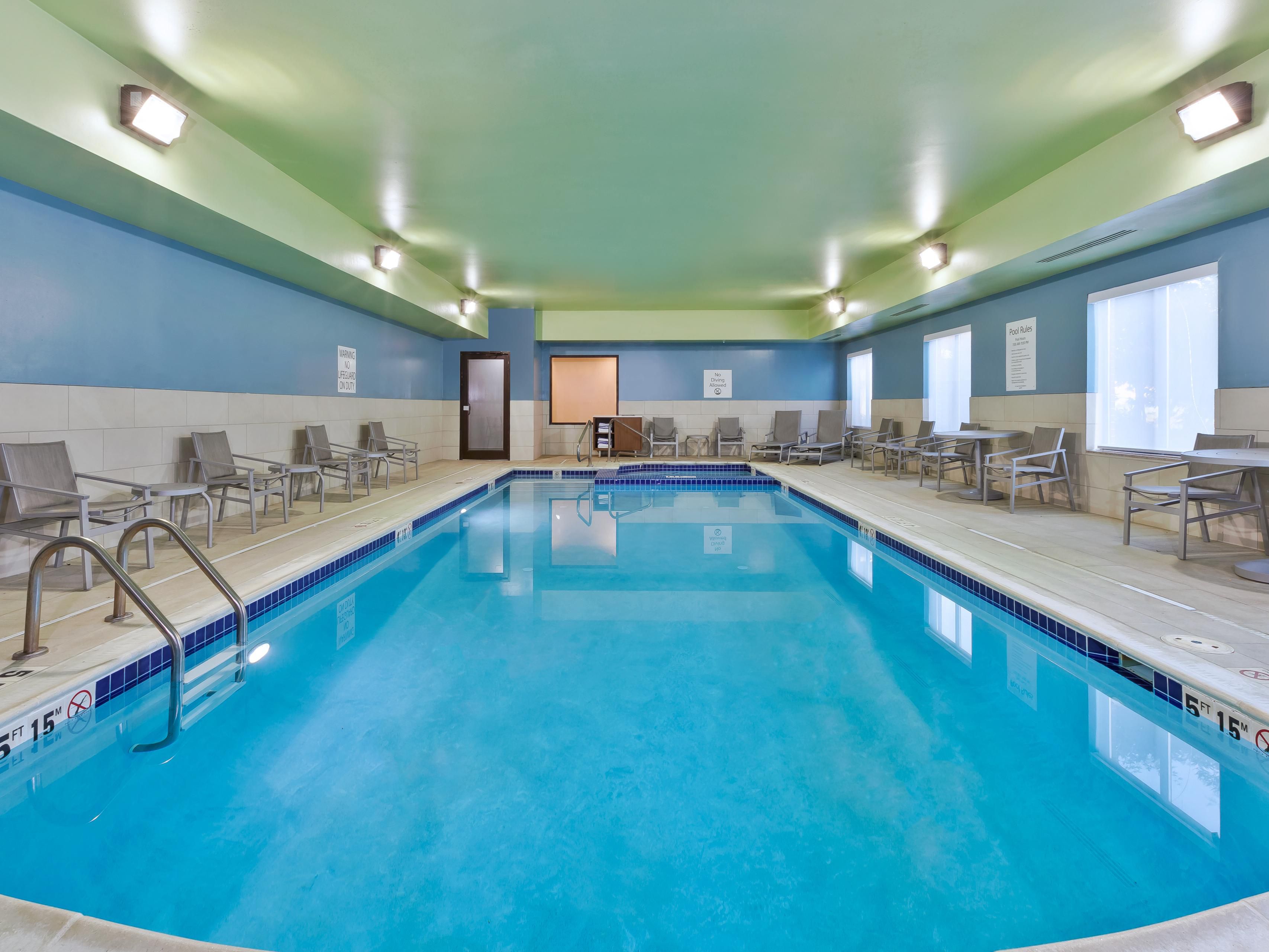 Enjoy our indoor pool.