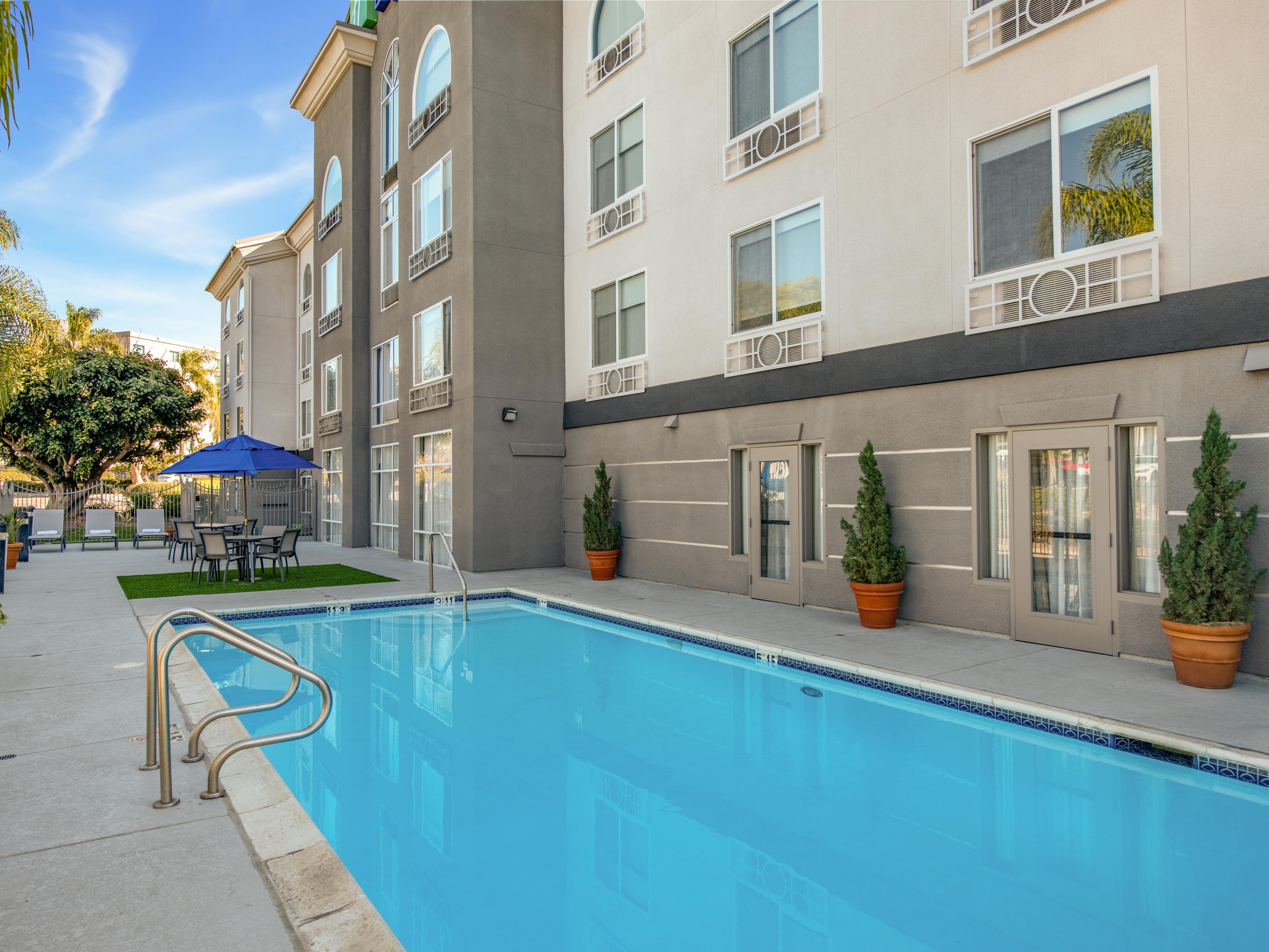 Perfect San Diego weather makes our outdoor pool ideal year round