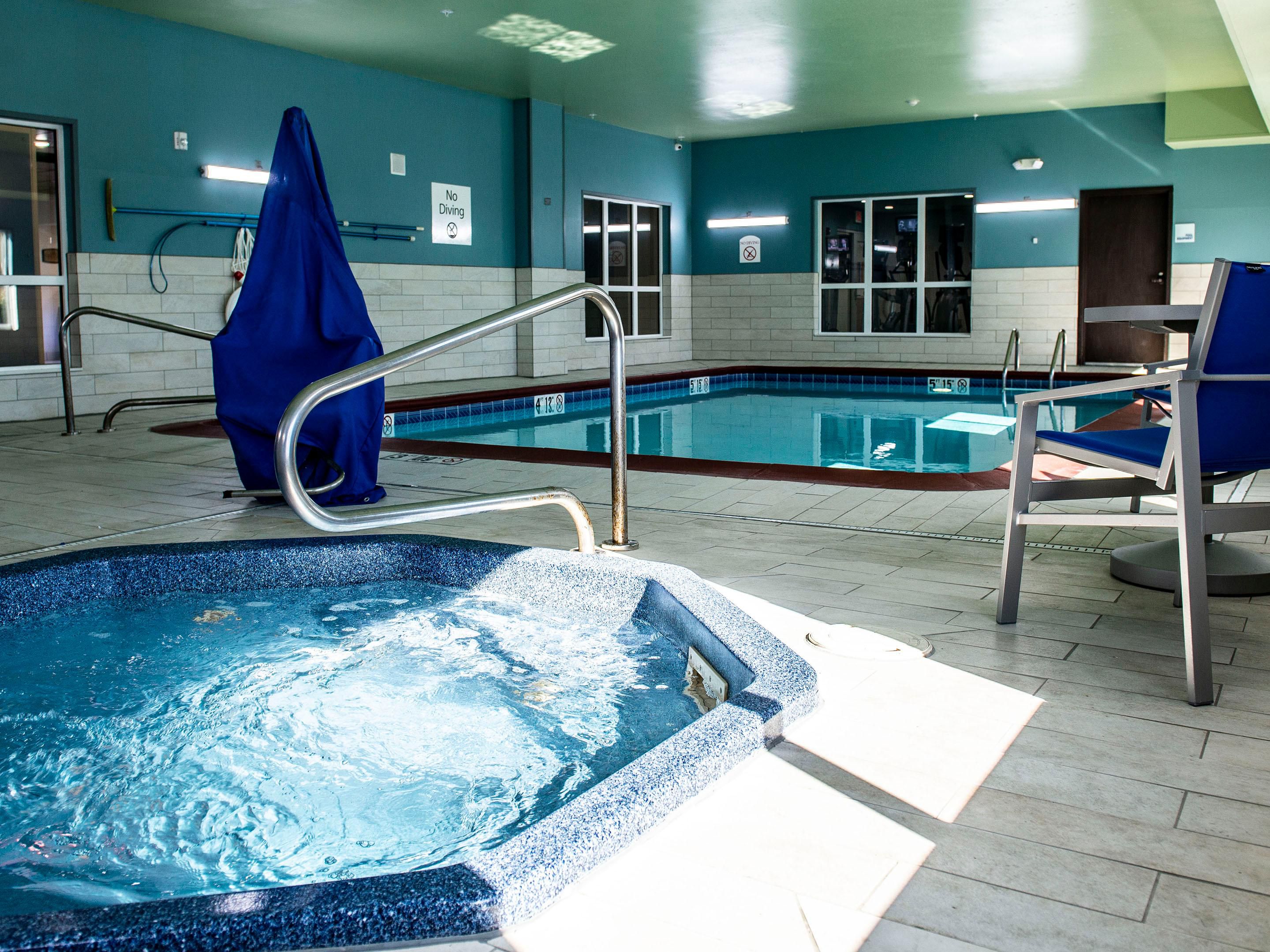 Come and enjoy our heated pool and jetted hot tub. 