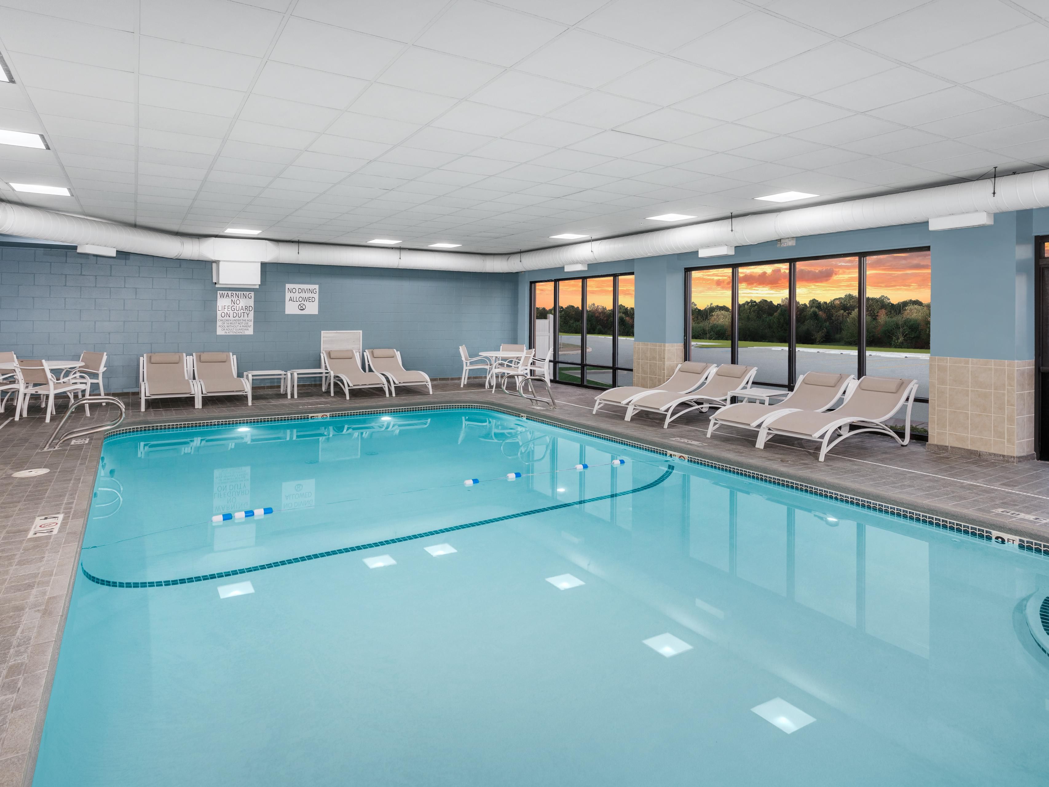Traveling with kids? Our oversized indoor pool will be just the remedy you are looking for after a long day of travel. Dive right in to adventure in South Portland, Maine!