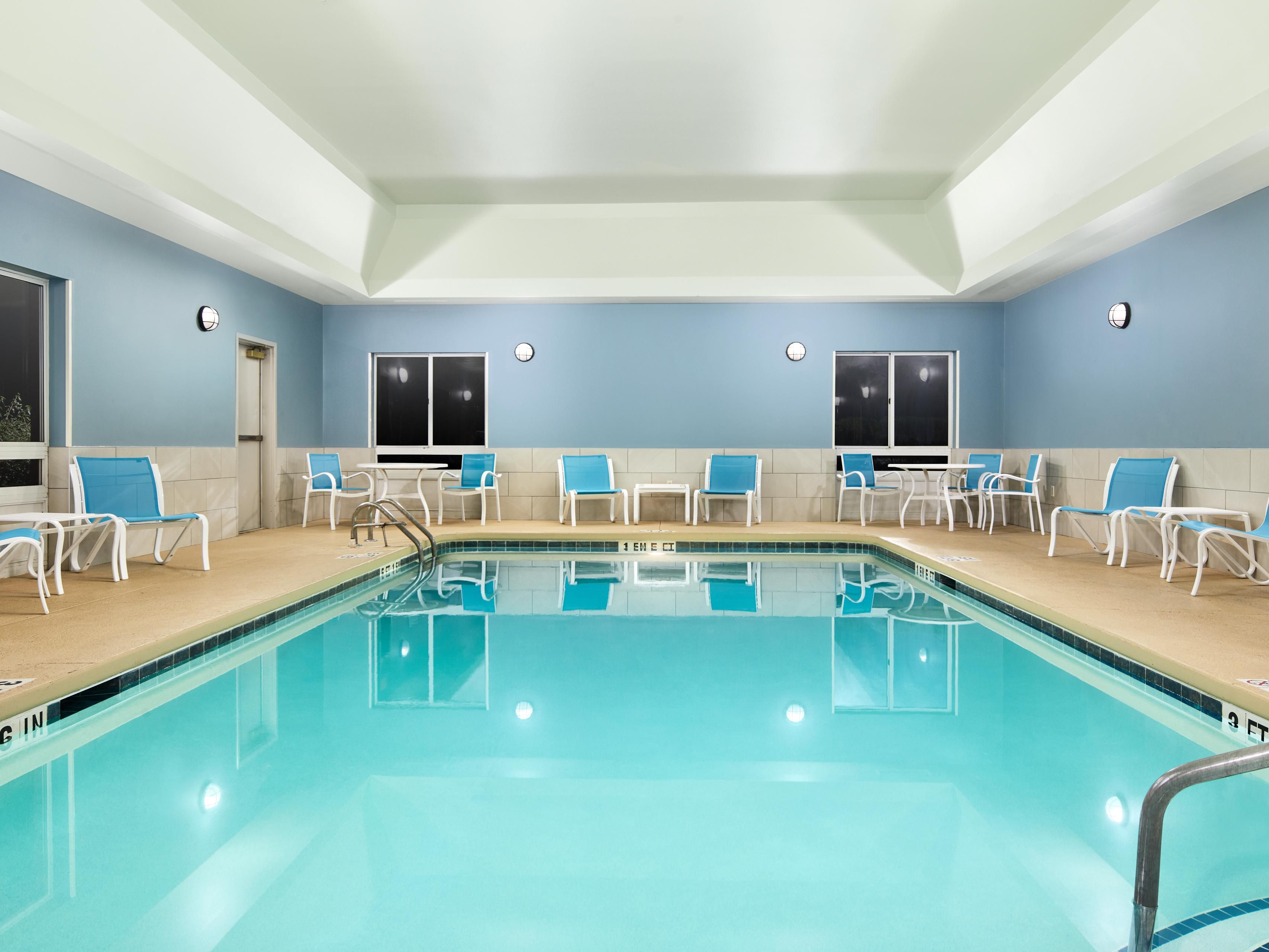 Take a Dip in our indoor pool
