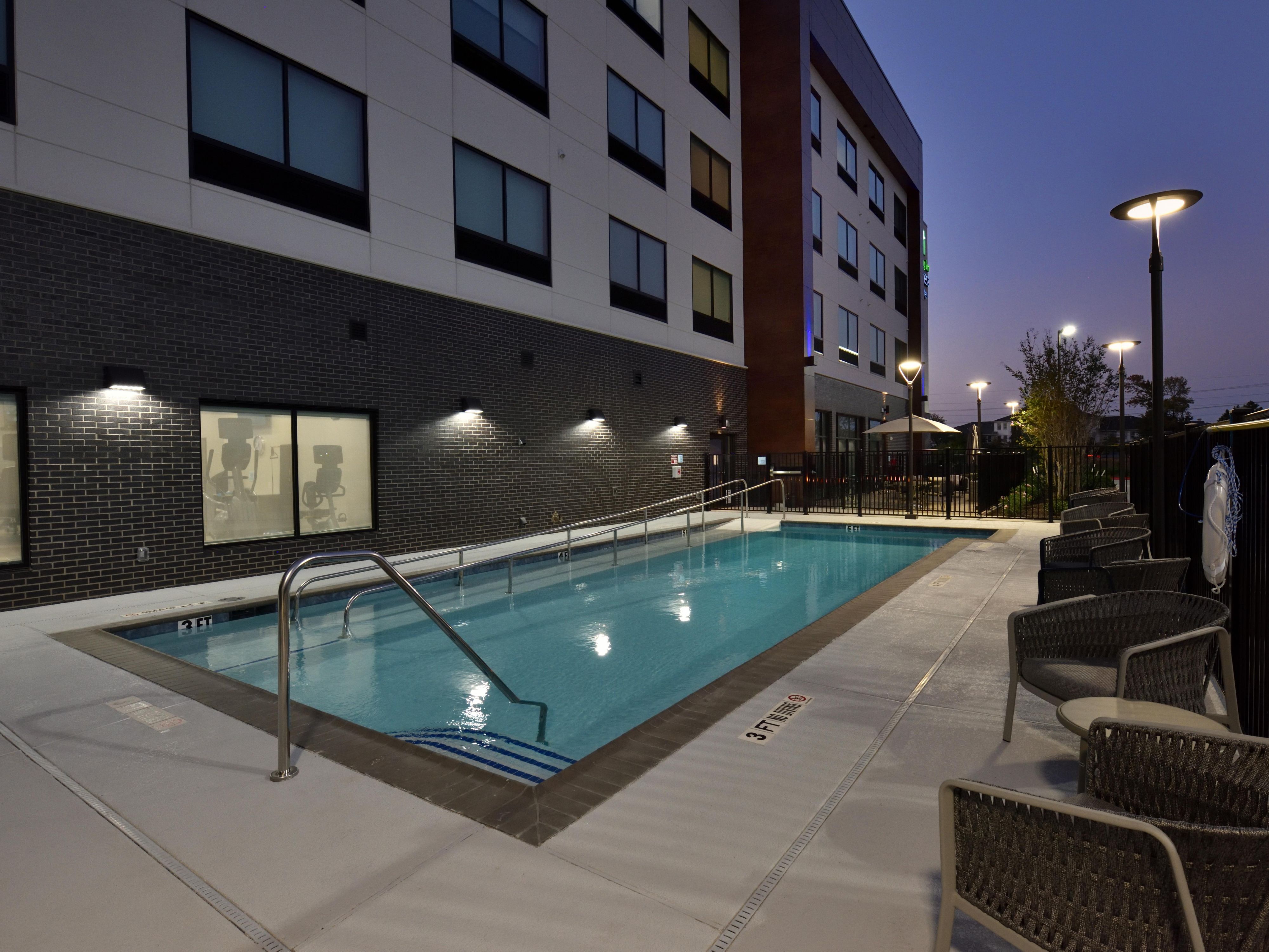 Our swimming pool is a perfect retreat for health and wellness.