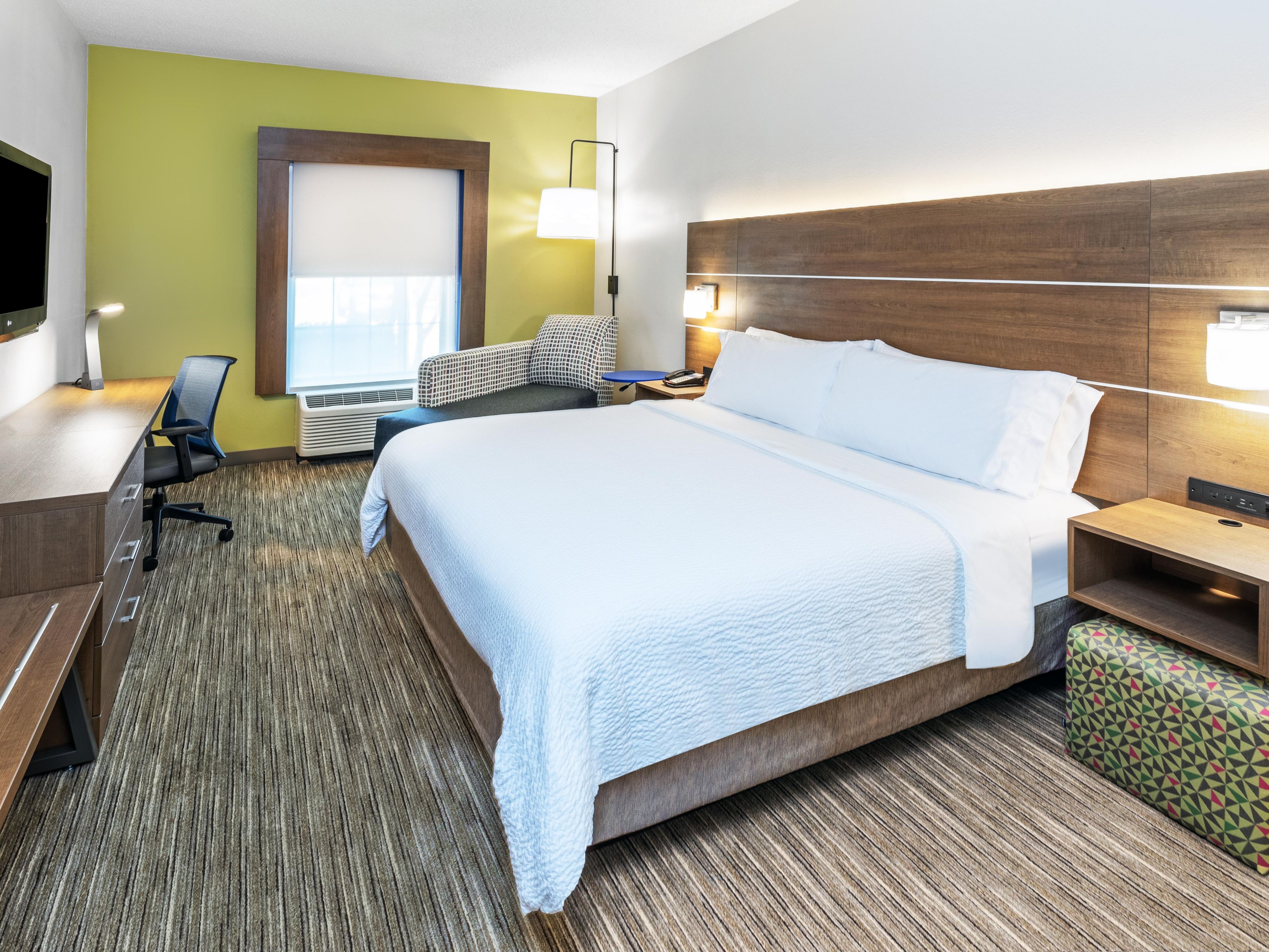 Relax in our King Bed Guest Room in Sulphur LA.