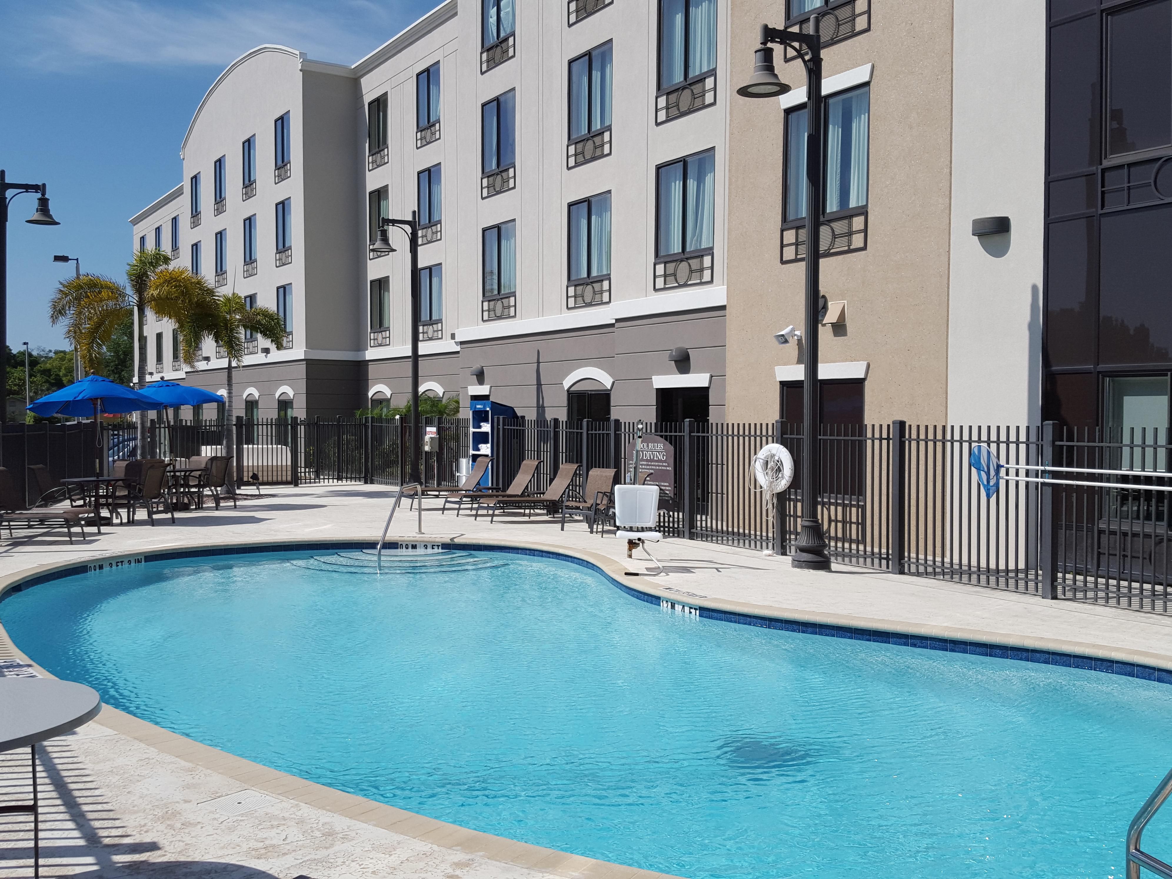 Our newly renovated swimming pool and sun deck!