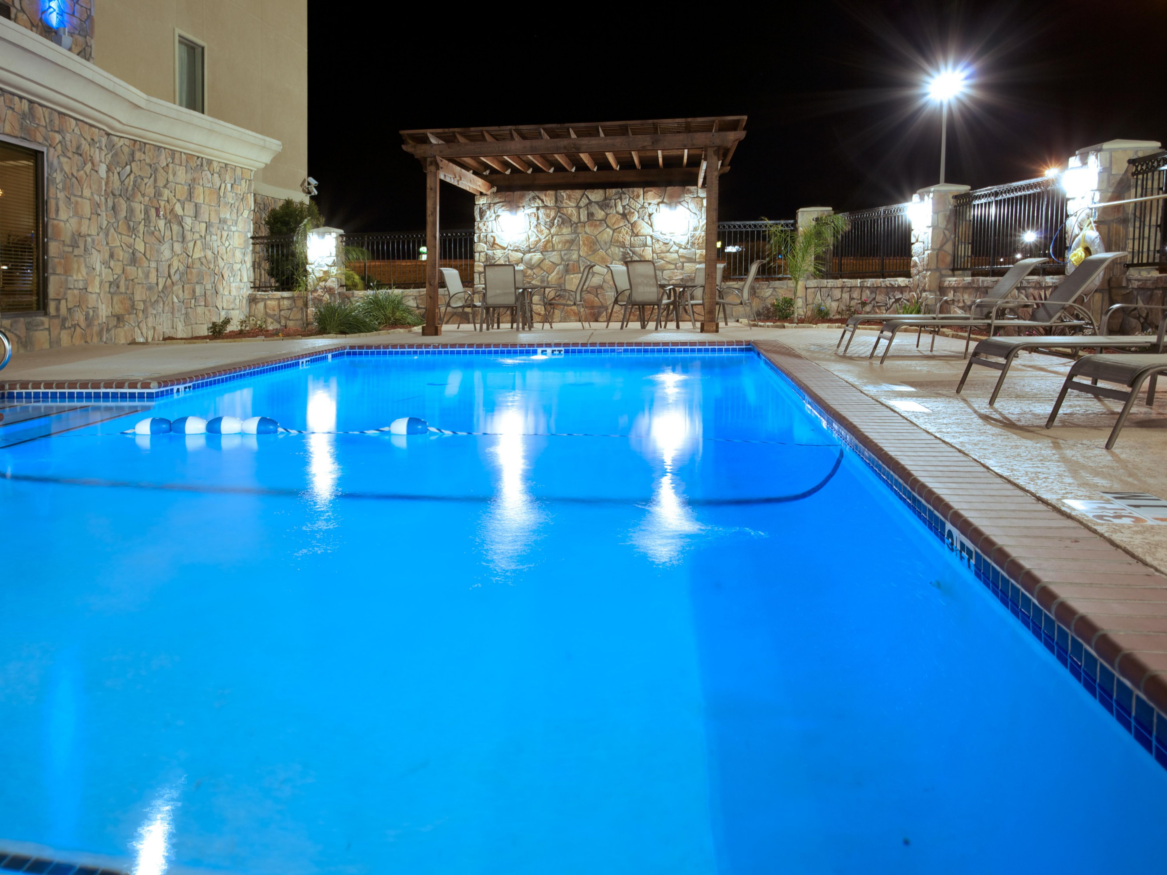 Relax and unwind in our outdoor pool
