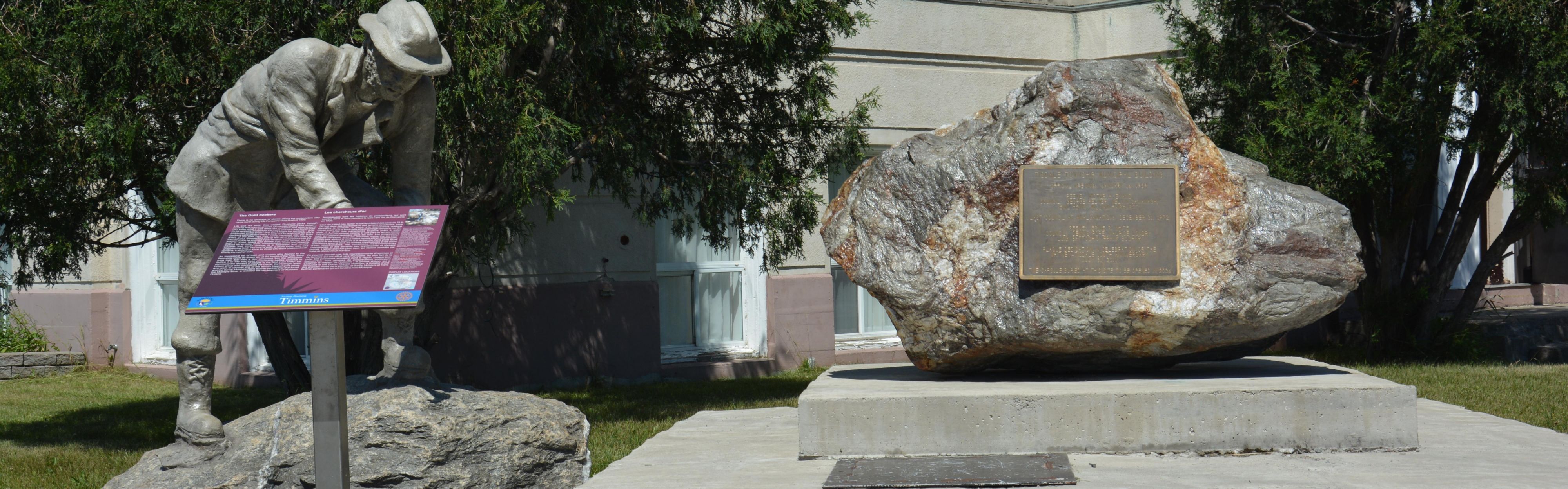 The spirit of discovery lives at The Gold Seeker Monument.