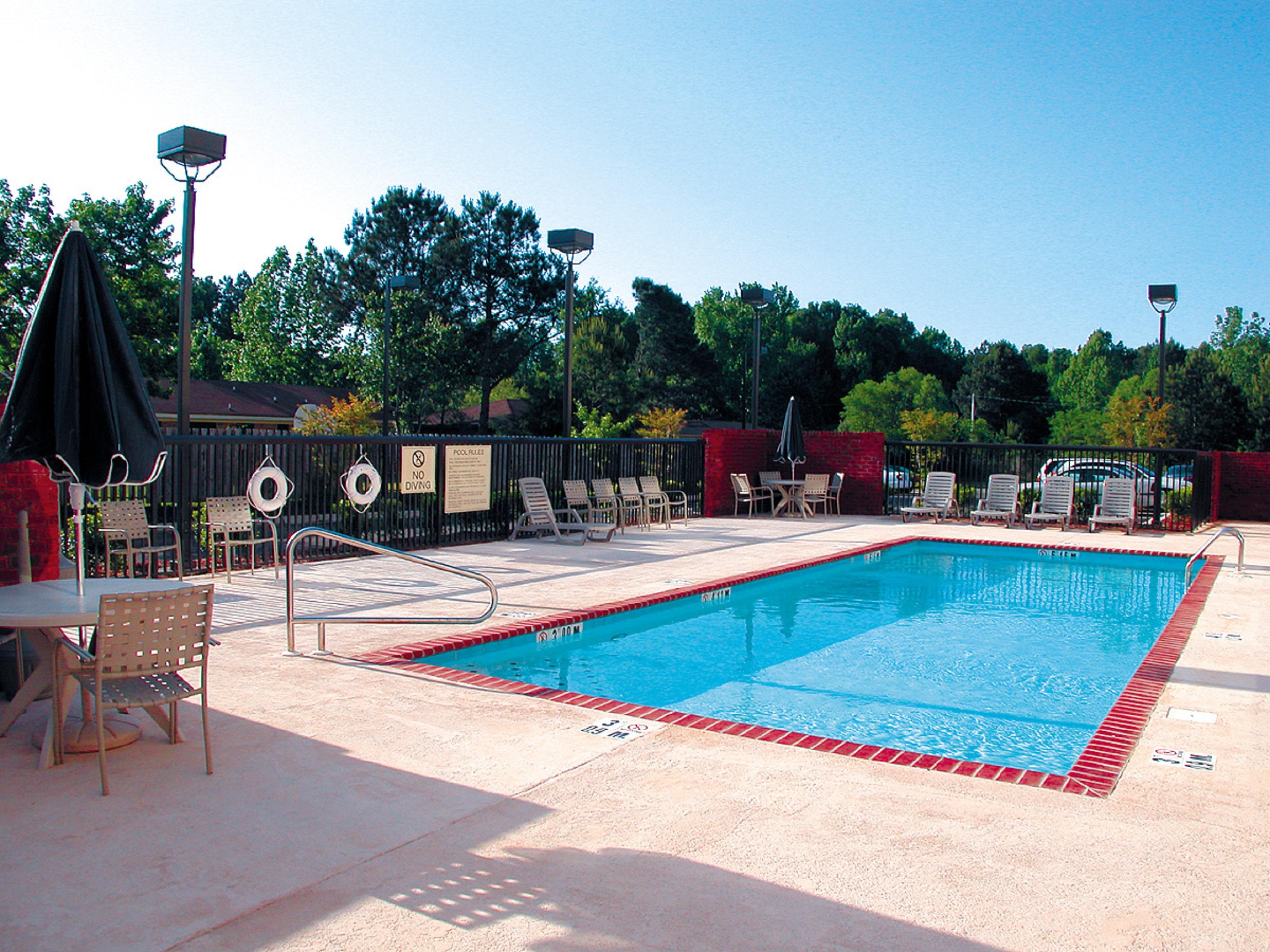 Outdoor pool open Memorial Day to Labor Day. Relax and get some sunshine or swim some laps! During season pool is open daily from 9am to 10pm.