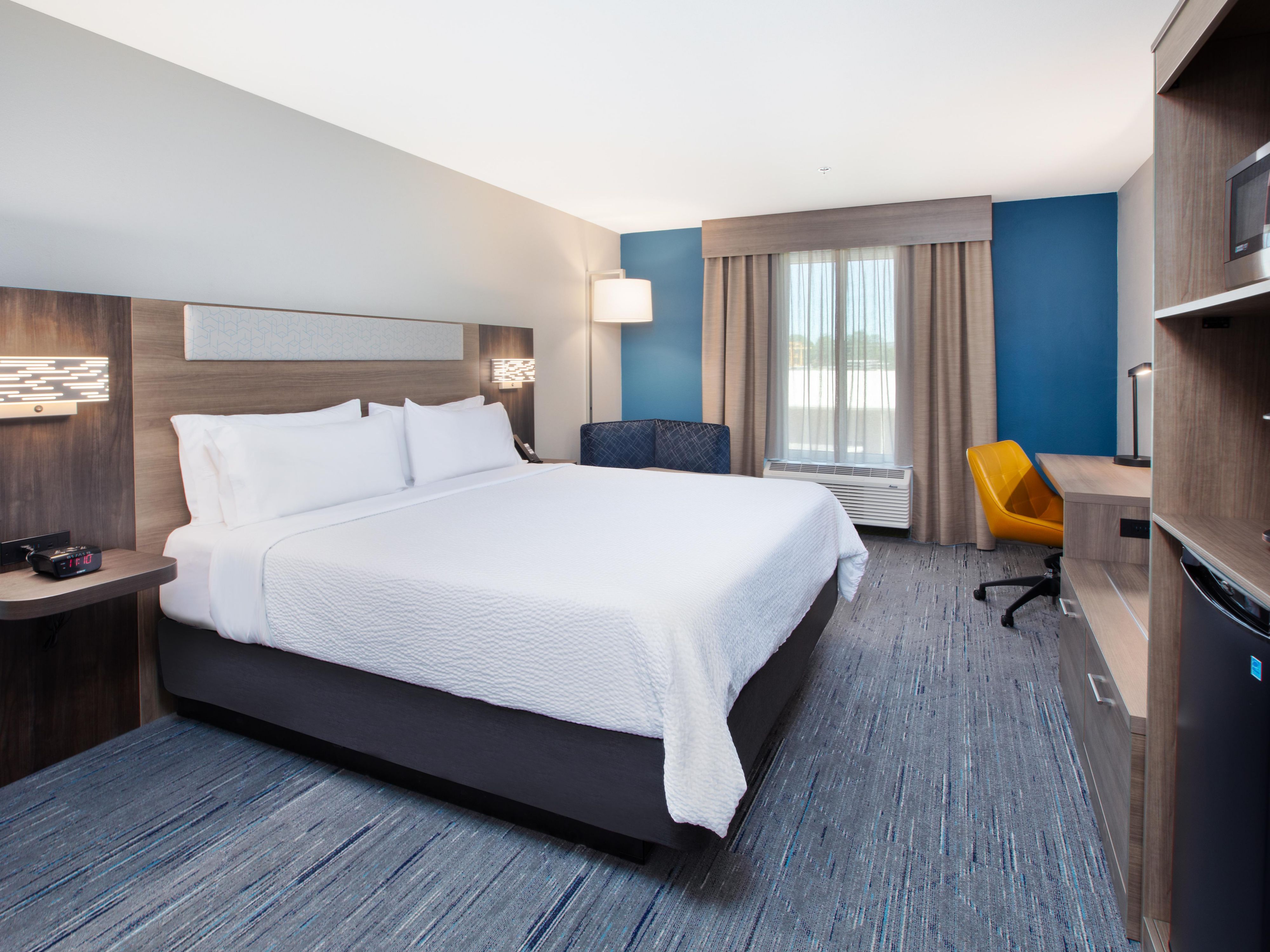 Spacious standard King room.