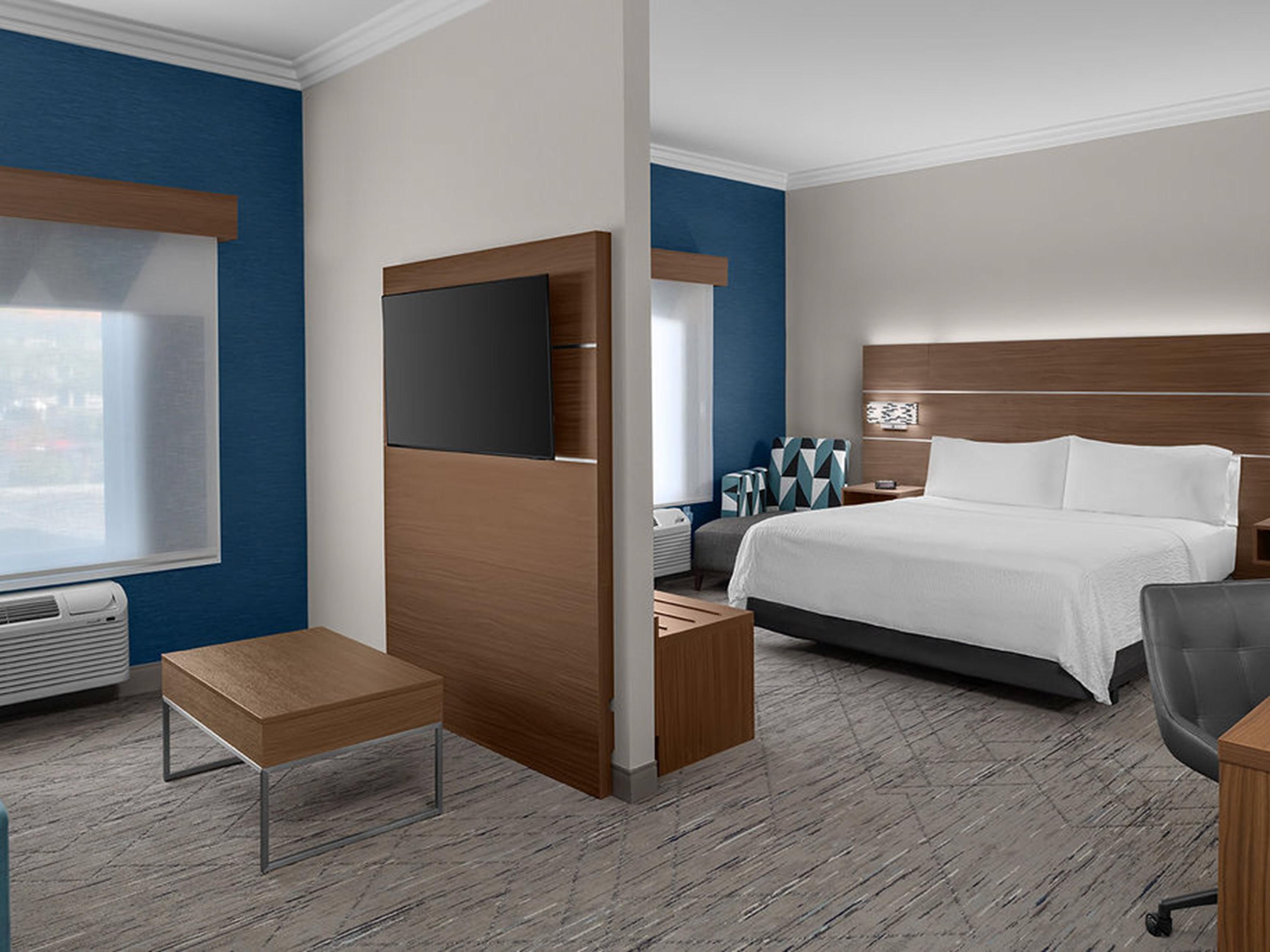 As of the middle of 2024 the Holiday Inn Express Twentynine Palms has completed all their room and lobby remodels. Come visit one of the newest rooms in the Twentynine Palms Market.