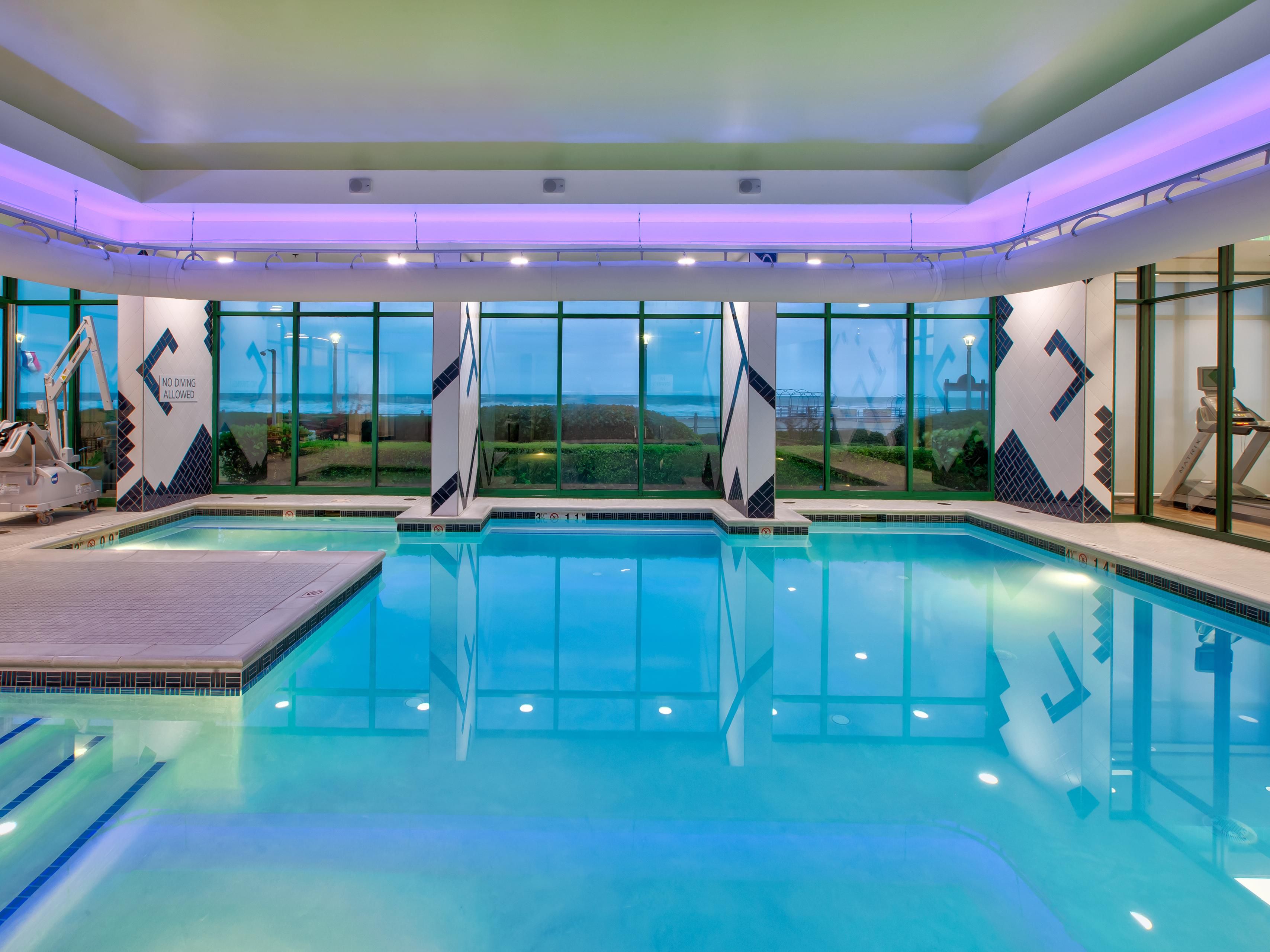 Our indoor pool is the perfect place for relaxation and recreation