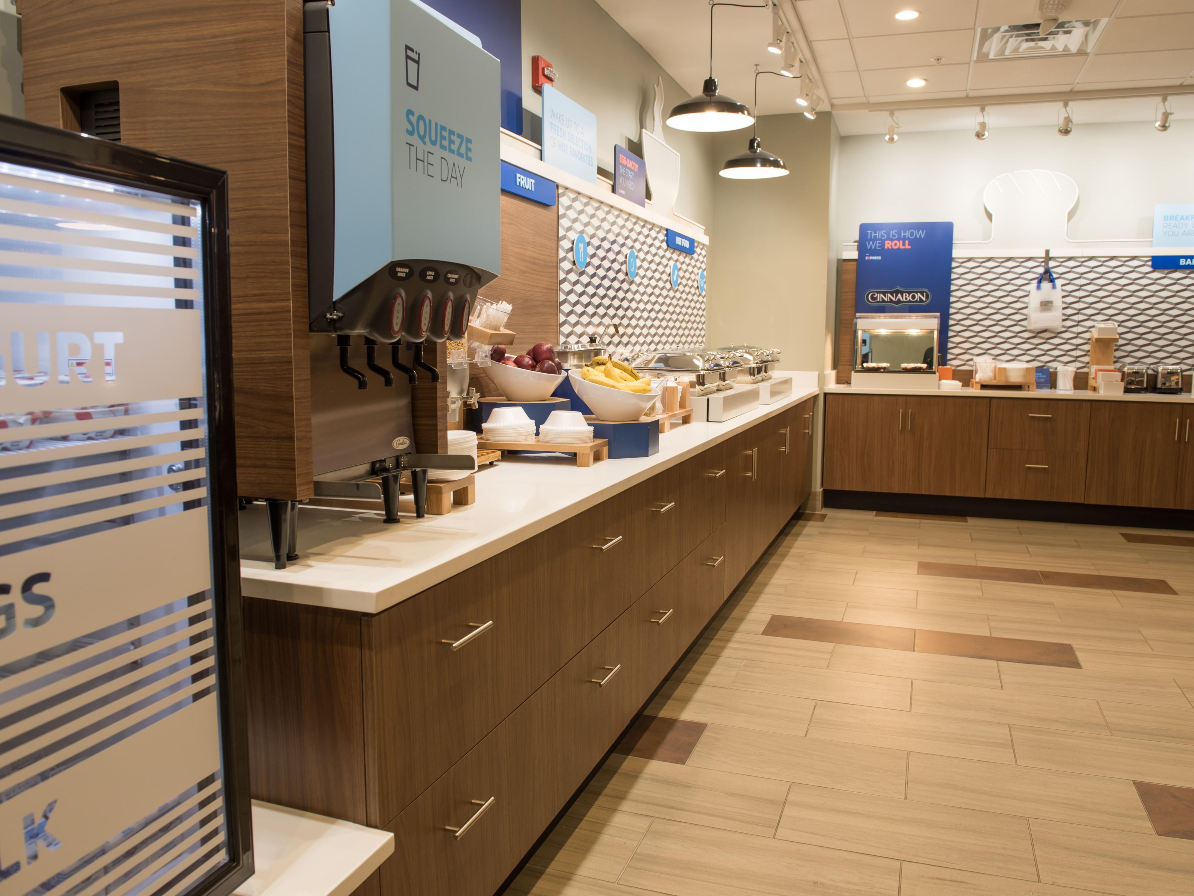 Enjoy our complimentary breakfast each morning of your stay.
