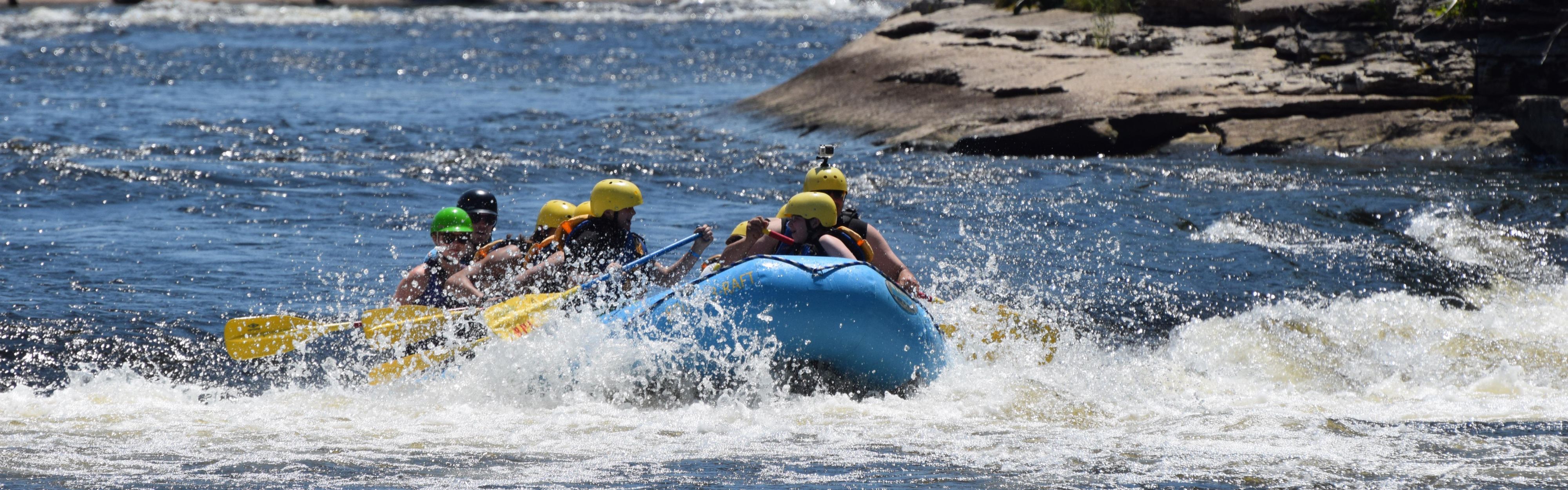 Whitewater rafting on the Black River