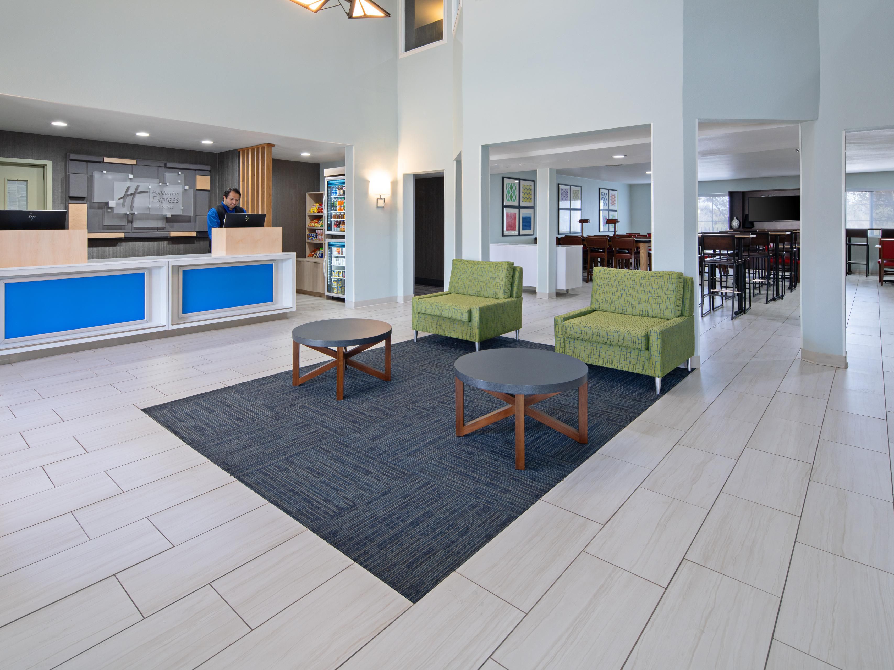 Relax in our comfortable lobby and enjoy free Wi-Fi.