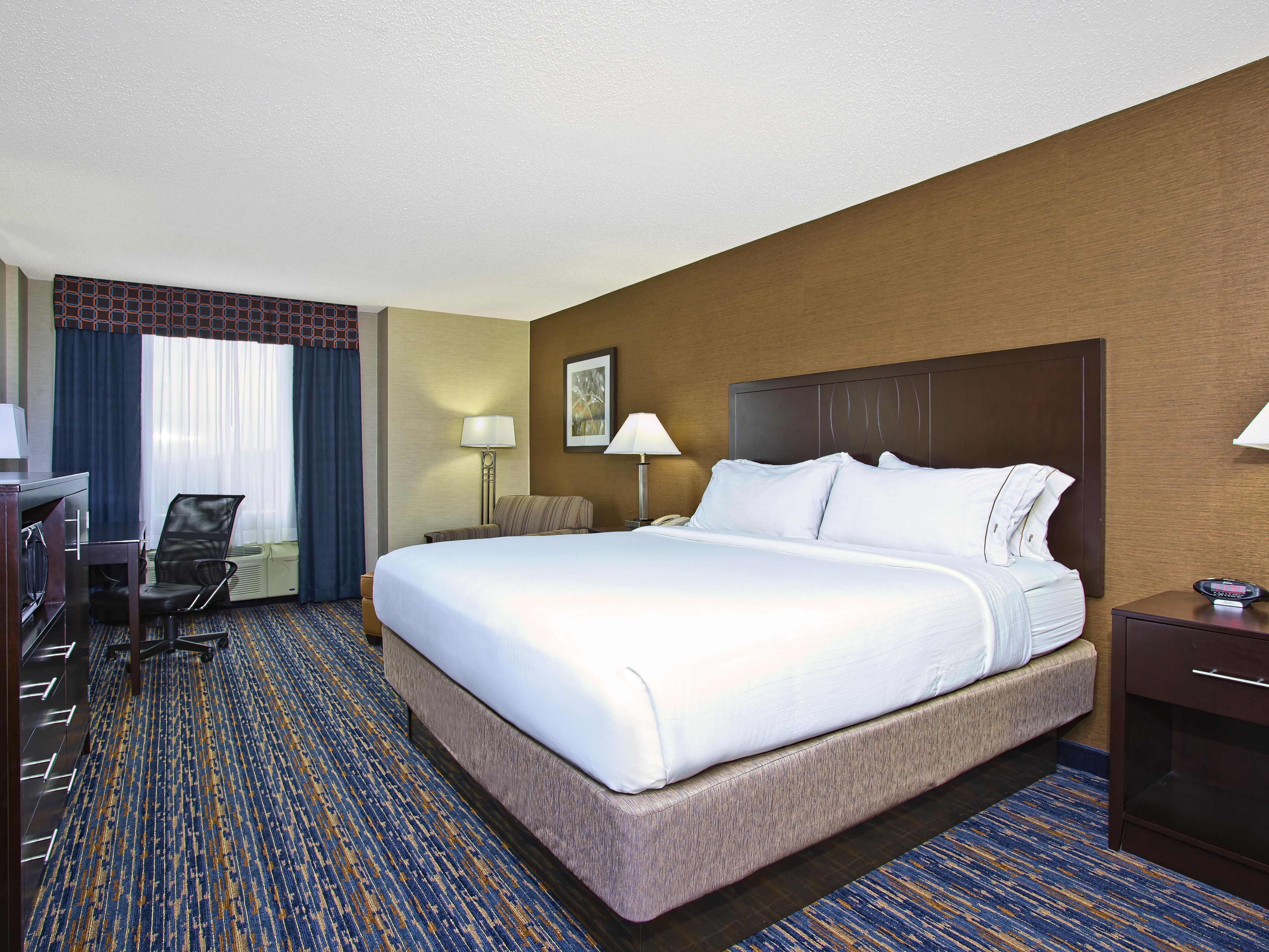 Newly Renovated King bedded guest room Suite