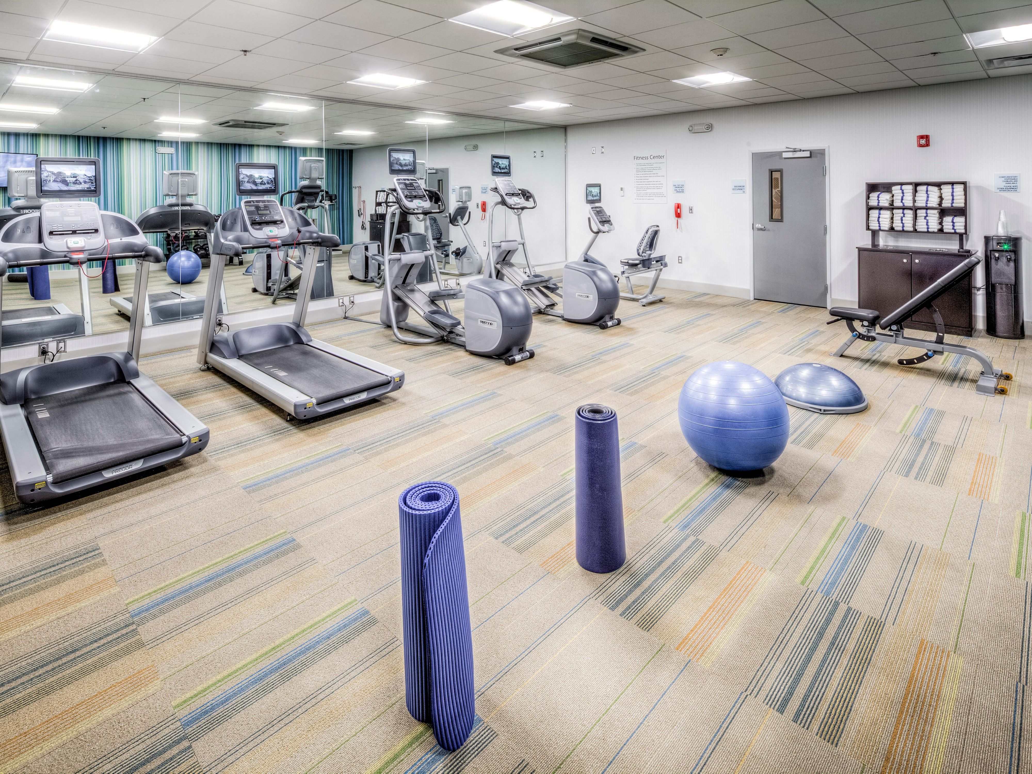 Complimentary 24 Hour Fitness Center for Guest Use