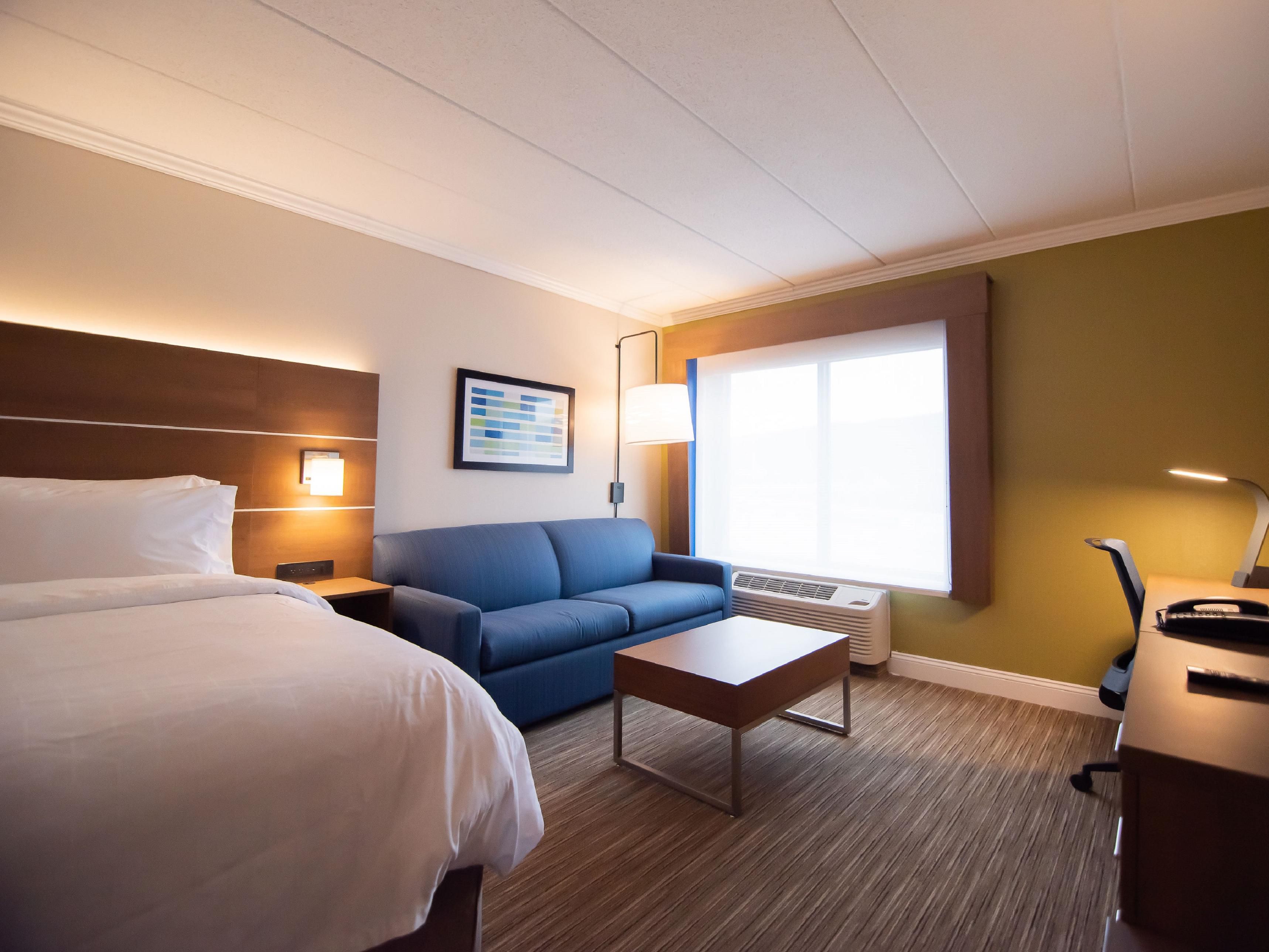 At the end of a long day, relax in our clean, fresh guest rooms.