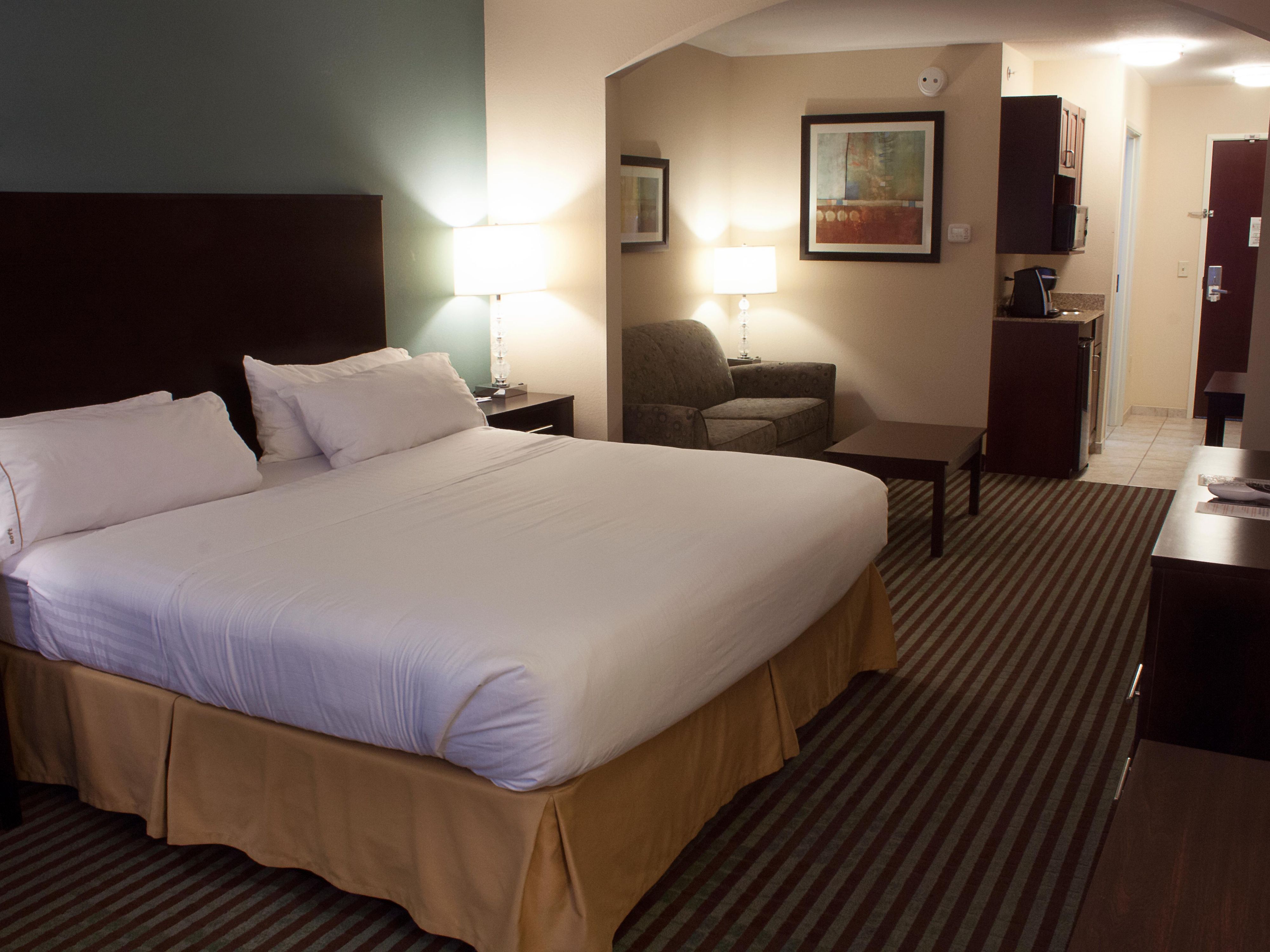 Our spacious king suite