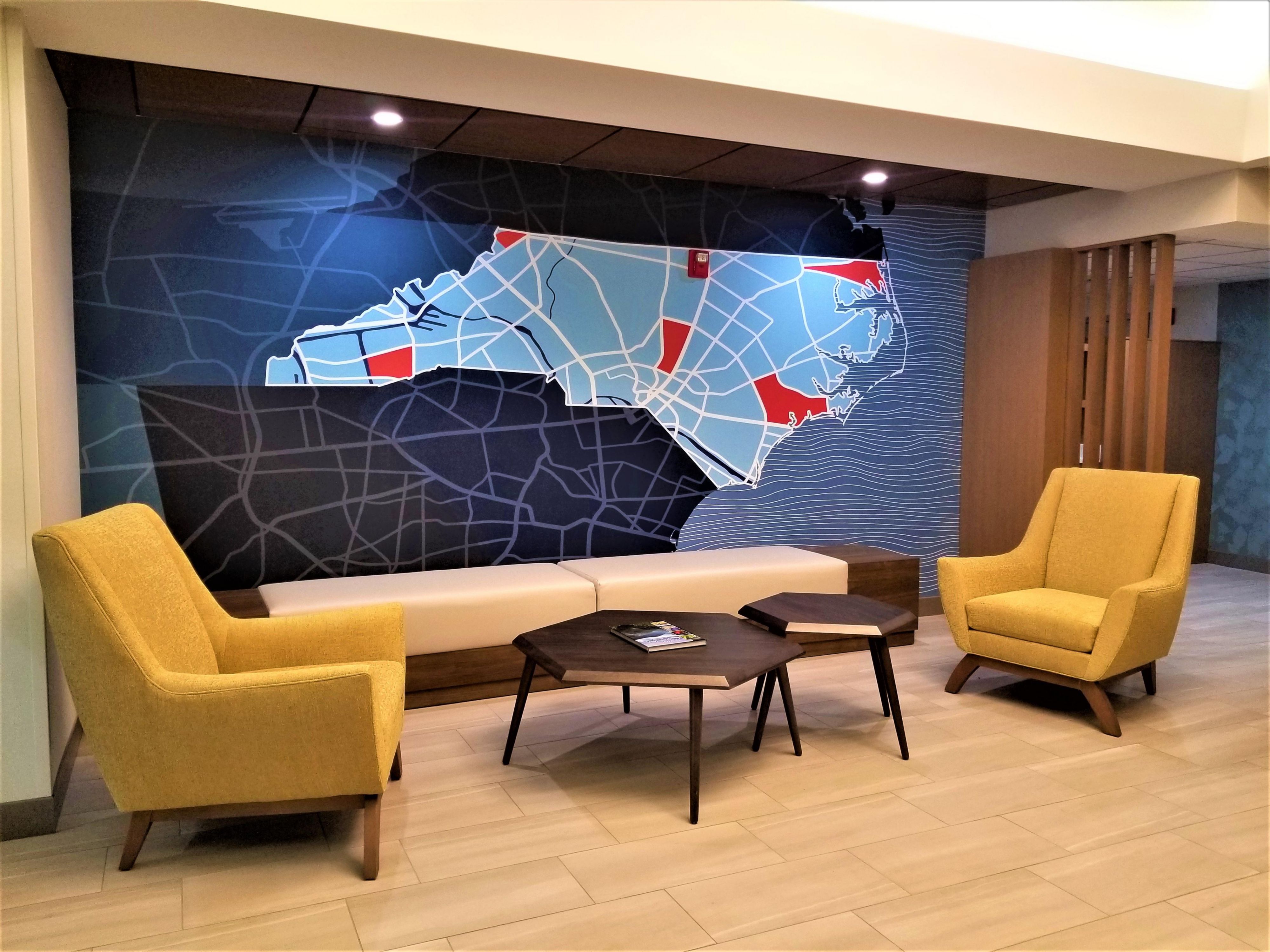 Halfway between New Hill and Cary, NC, 15 miles from RDU International Airport, less than 20 minutes from Research Triangle Park and Raleigh, and only 30 minutes from University of North Carolina in Chapel Hill, North Carolina State University in Raleigh, and Duke University in Durham. Make a reservation now to Explore the Triangle!